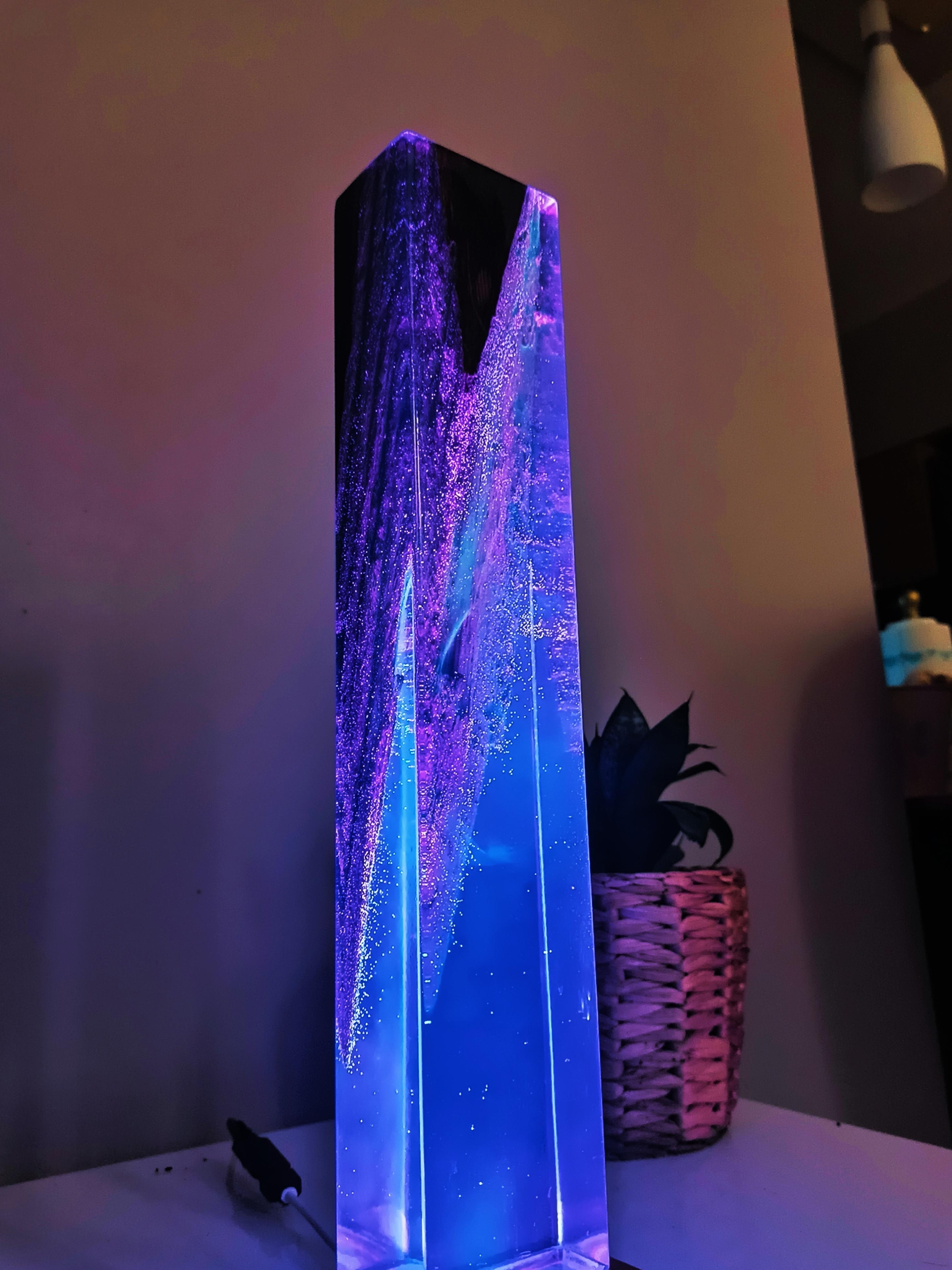 Transparent Resin Lamp