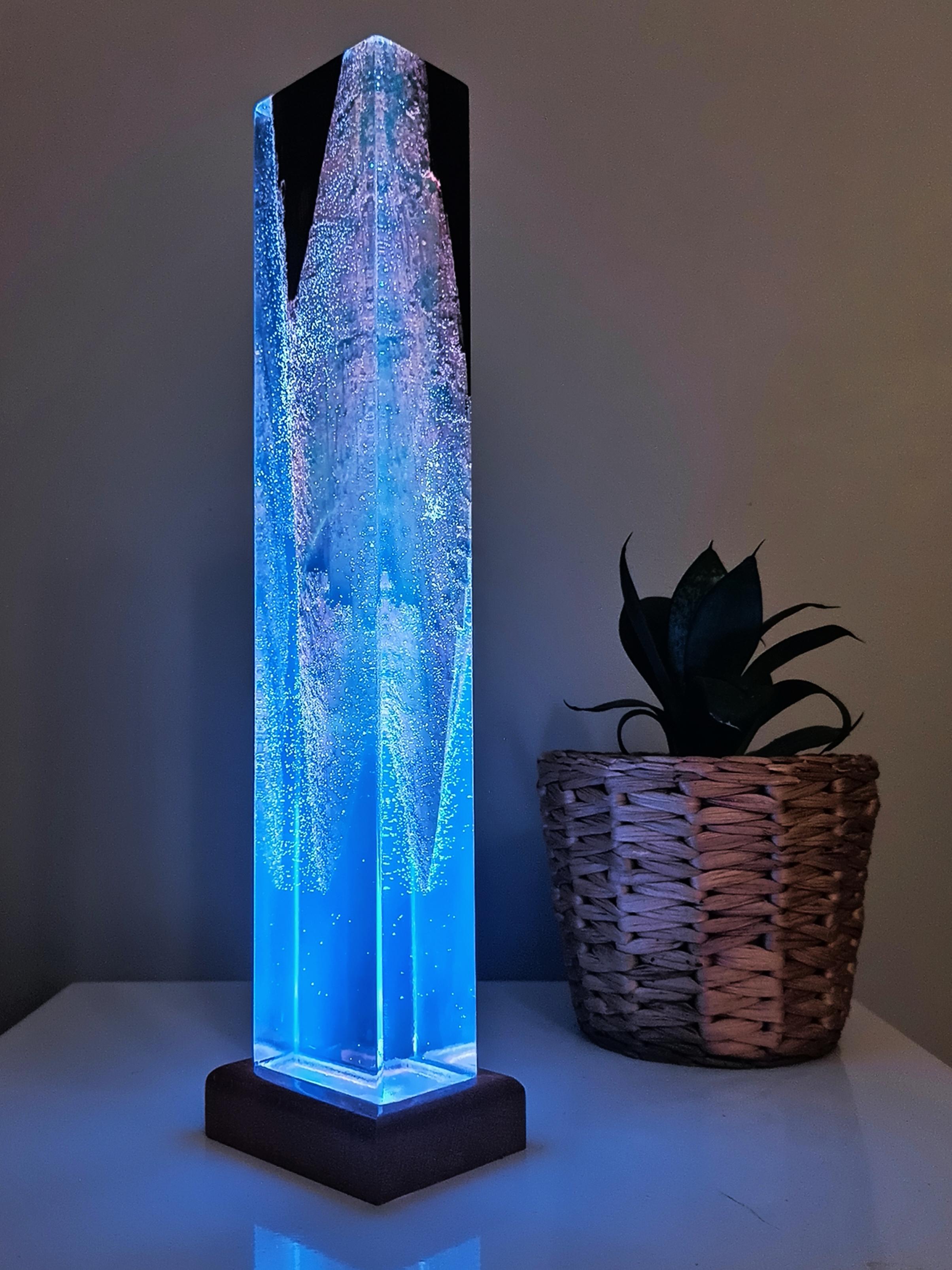 Transparent Resin Lamp