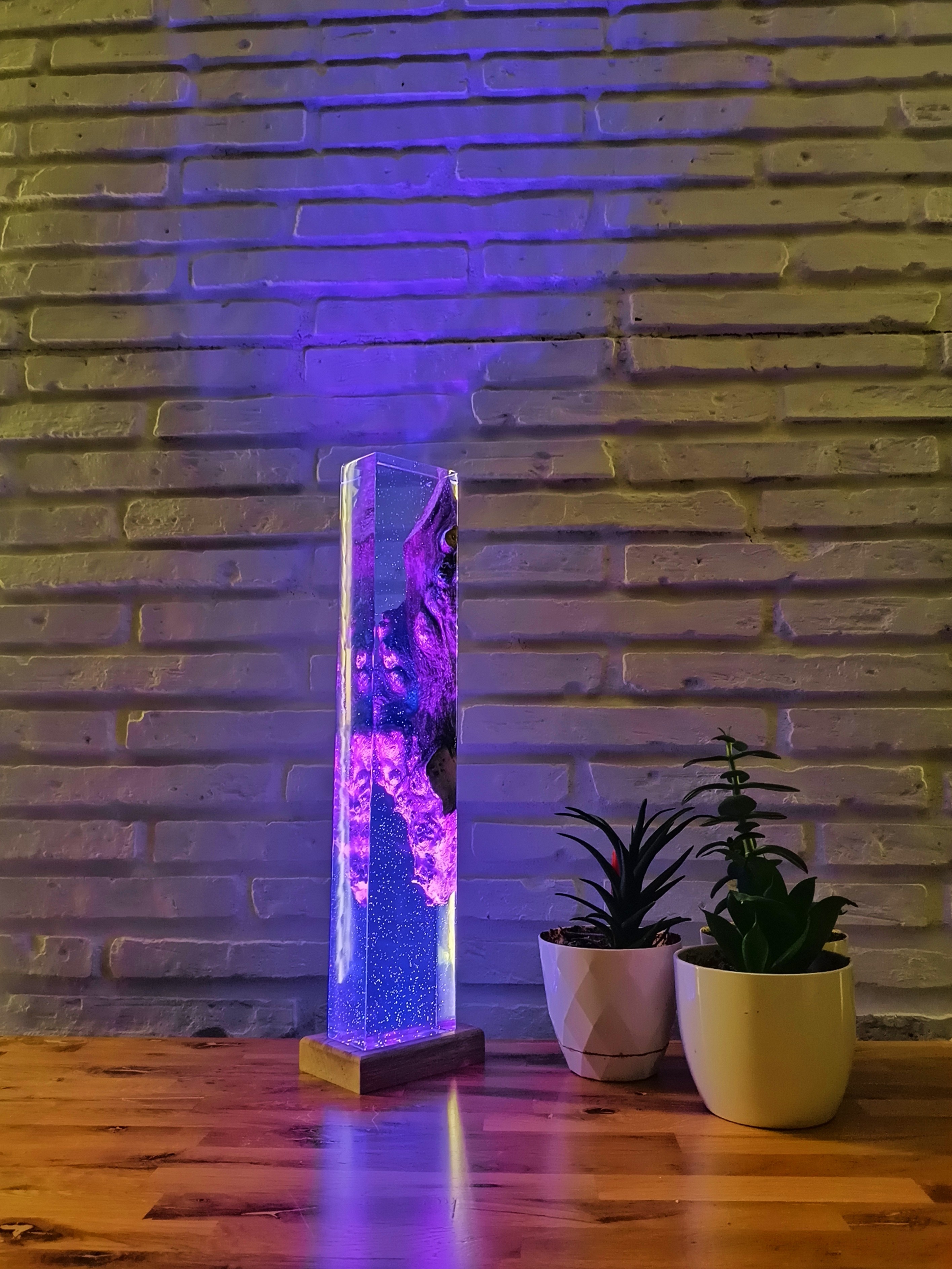 Mazel Burl Epoxy Resin Ambiance Lamp | WoodNotion ENQORE