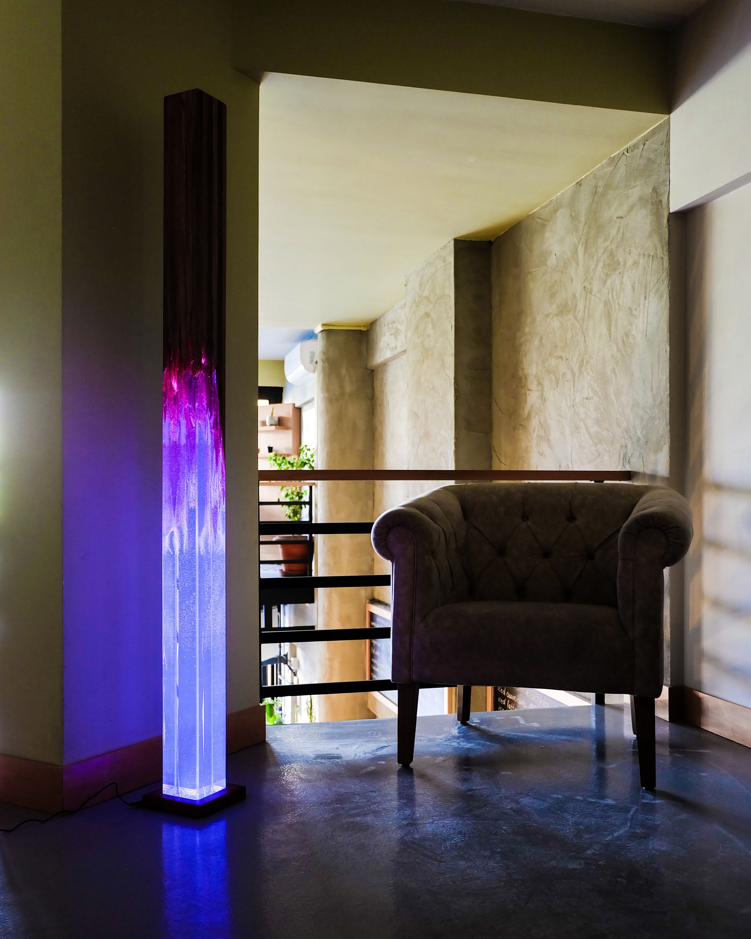 Monolith Resin Floor Lamp 