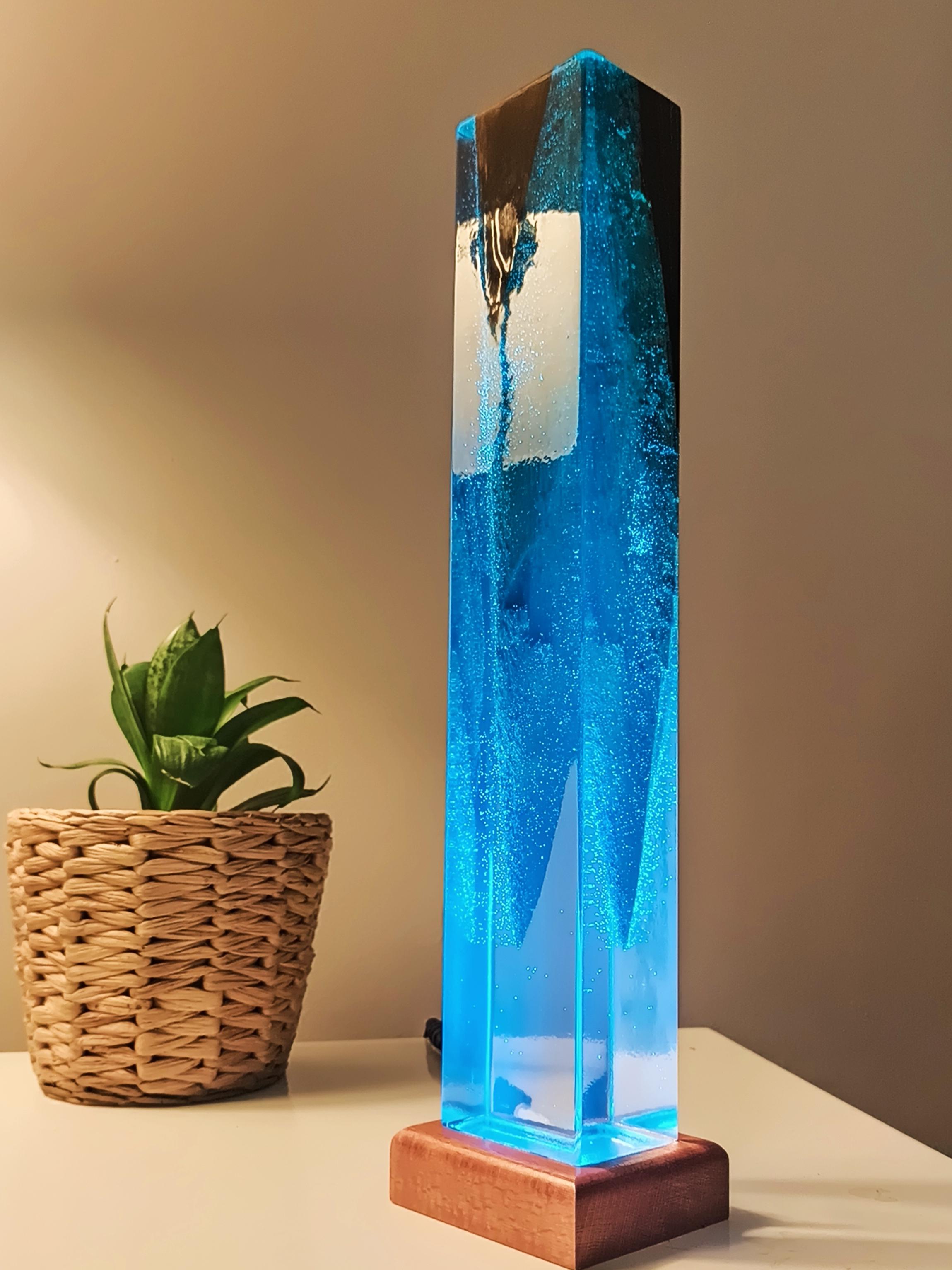 Transparent Resin Lamp