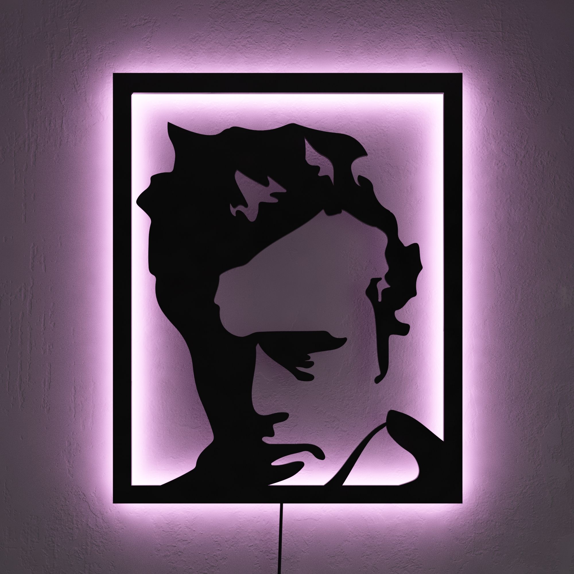 James Dean Wall Lightning Panel | Plug in Wall Sconce | WoodNotion ENQORE