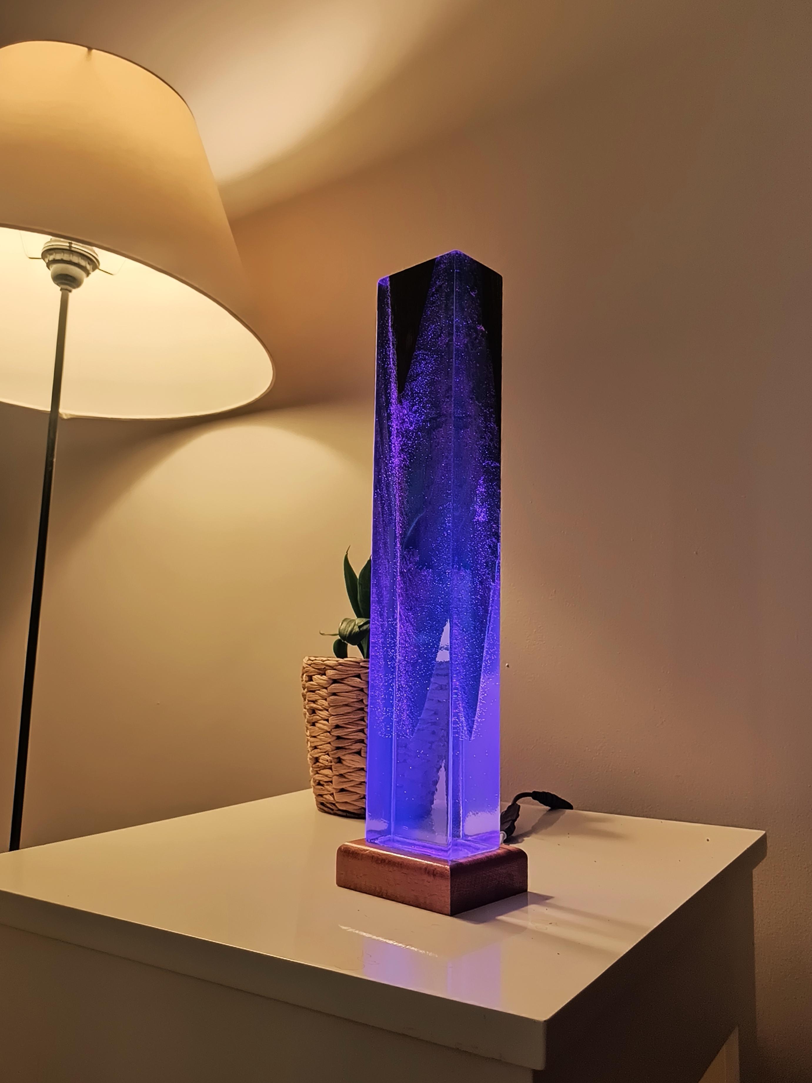 Transparent Resin Lamp