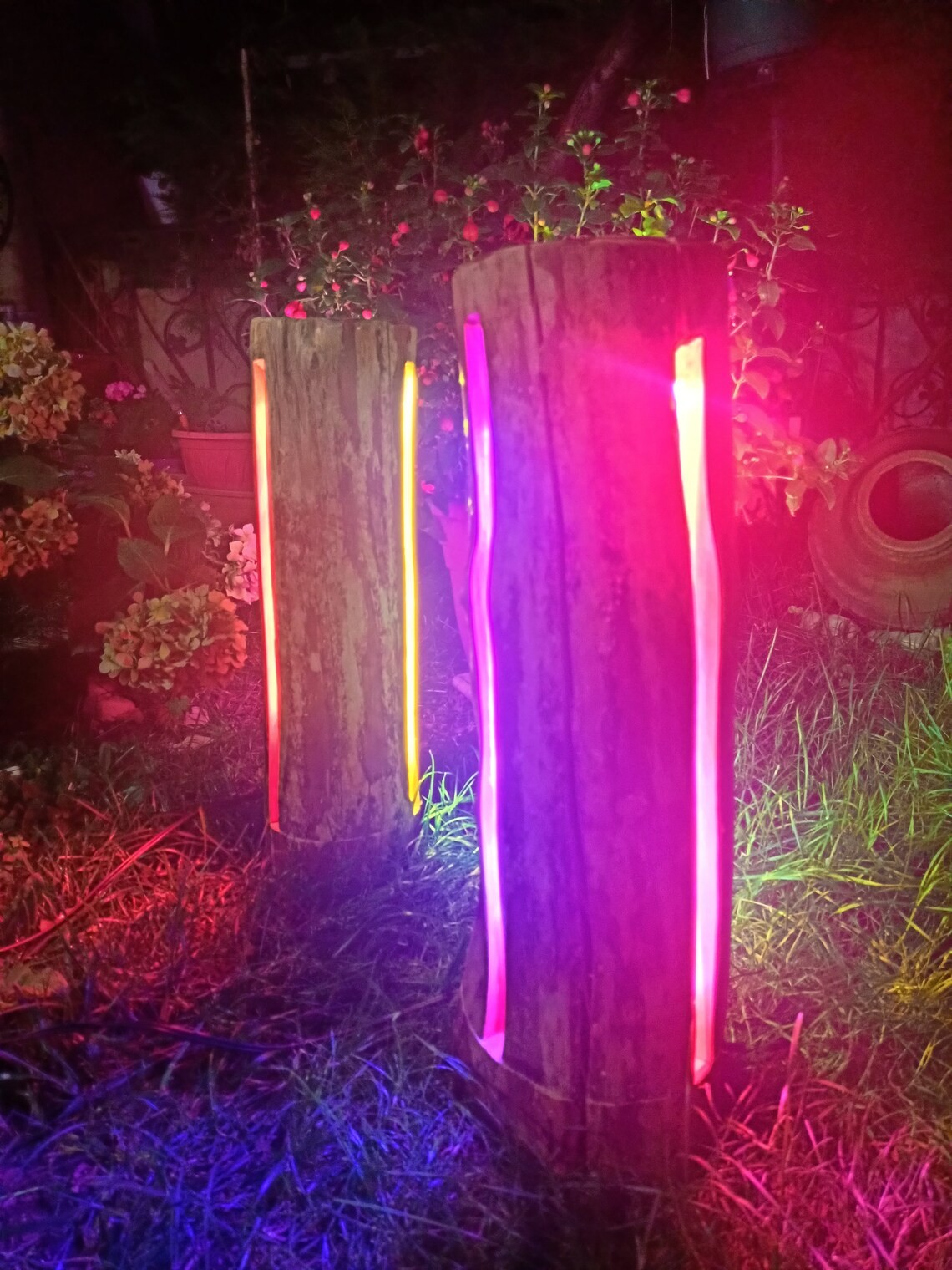 Natural Log Indoor - Outdoor Floor Lamp | WoodNotion ENQORE