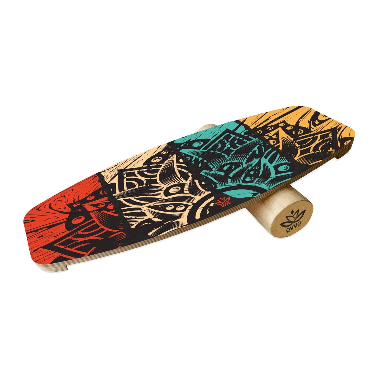 Lotus Plus Balance | Surf style balance board | Wooden Wobble Balance Board