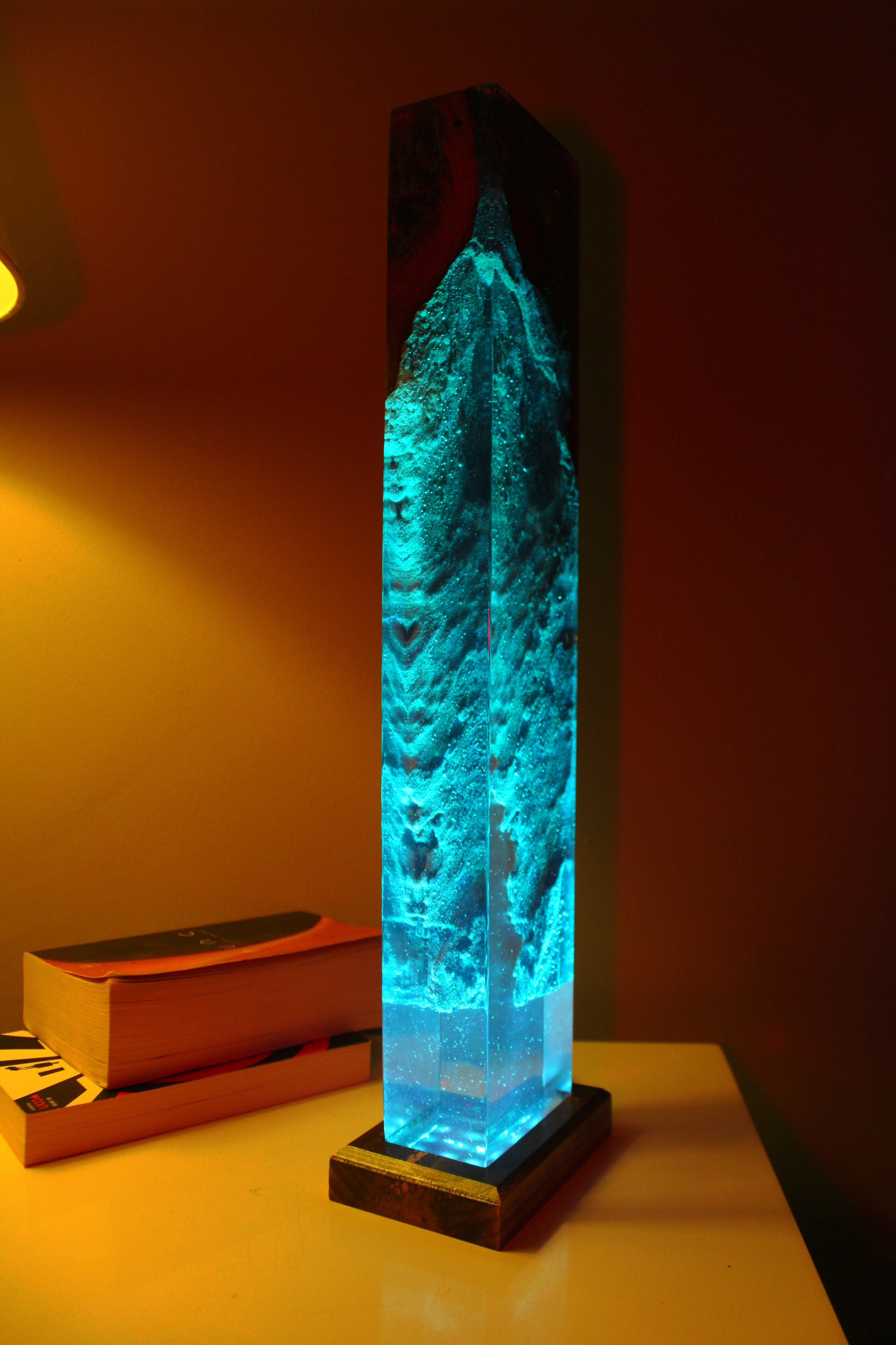 Horizon Epoxy Resin Lamp - Lámpara de resina epoxi Horizon - Lámpara de resina a medida para crear ambiente | WoodNotion OVVO