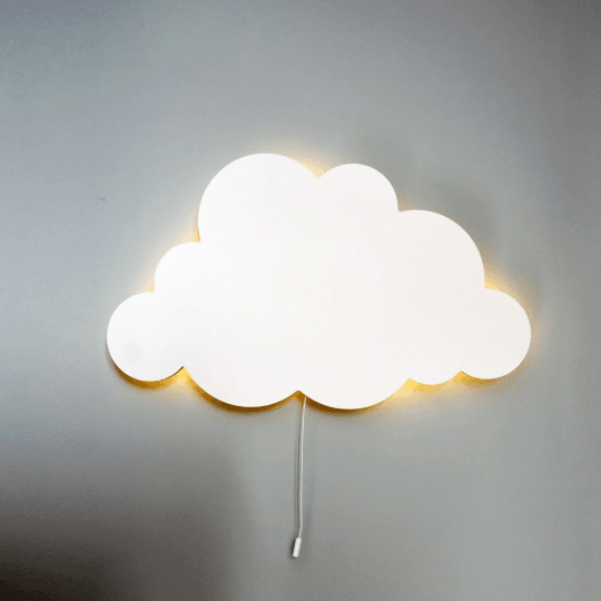 Cloud Lamp Wooden Nursery Wall Sets