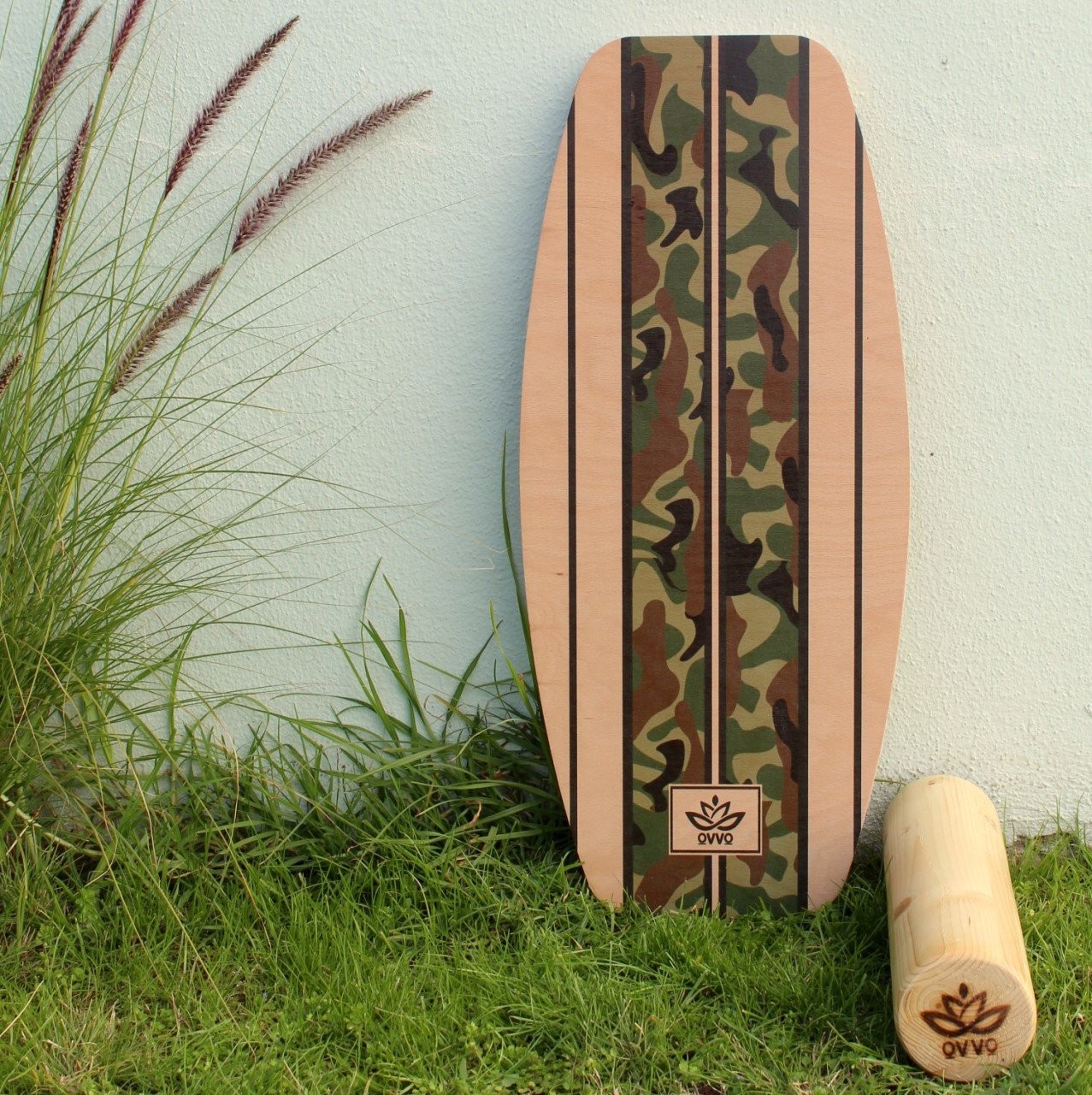 Force Balance Board | Tabla de equilibrio estilo surf | Tabla de equilibrio de madera ondulada | WoodNotion OVVO