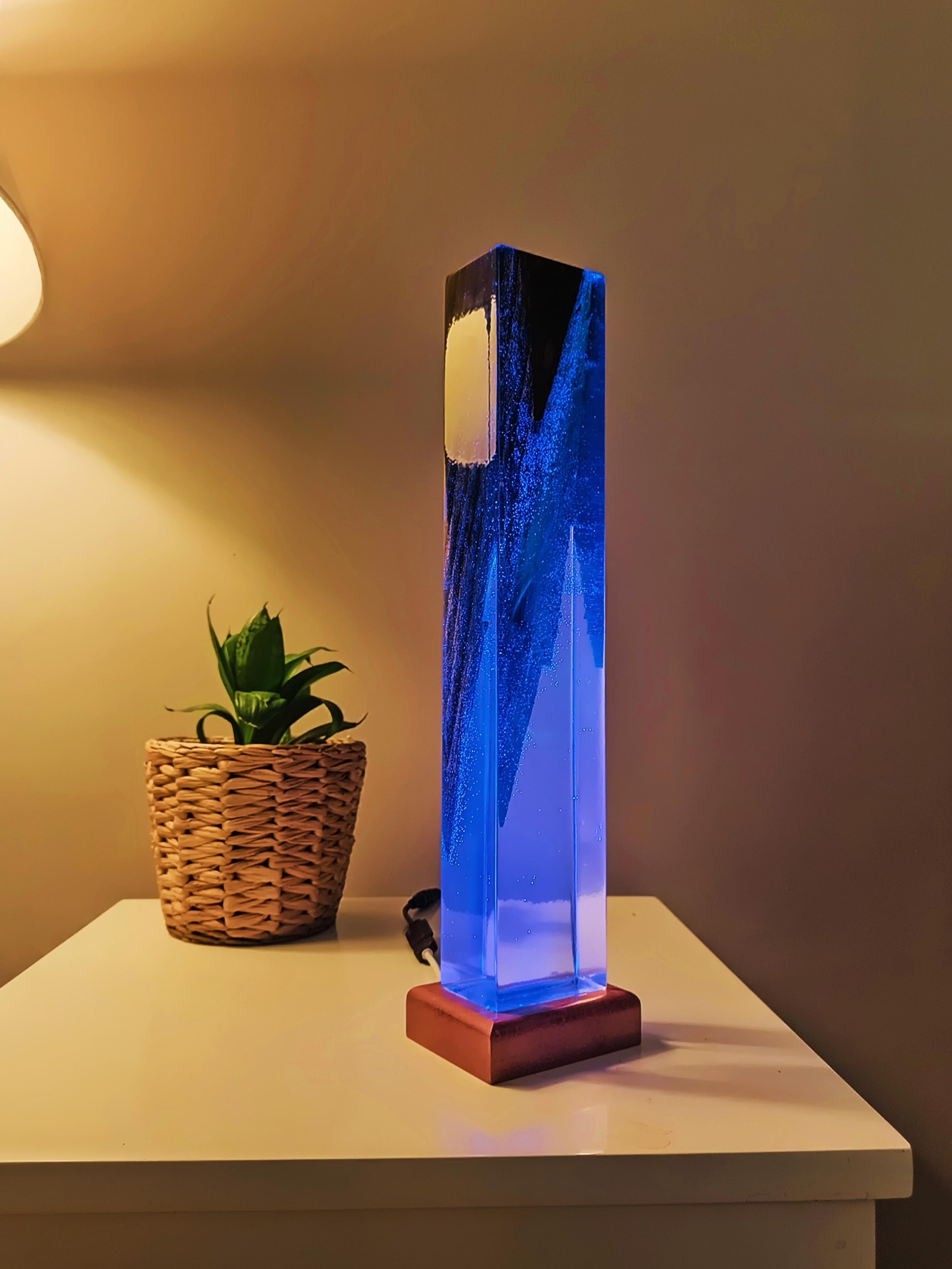 Transparent Resin Lamp