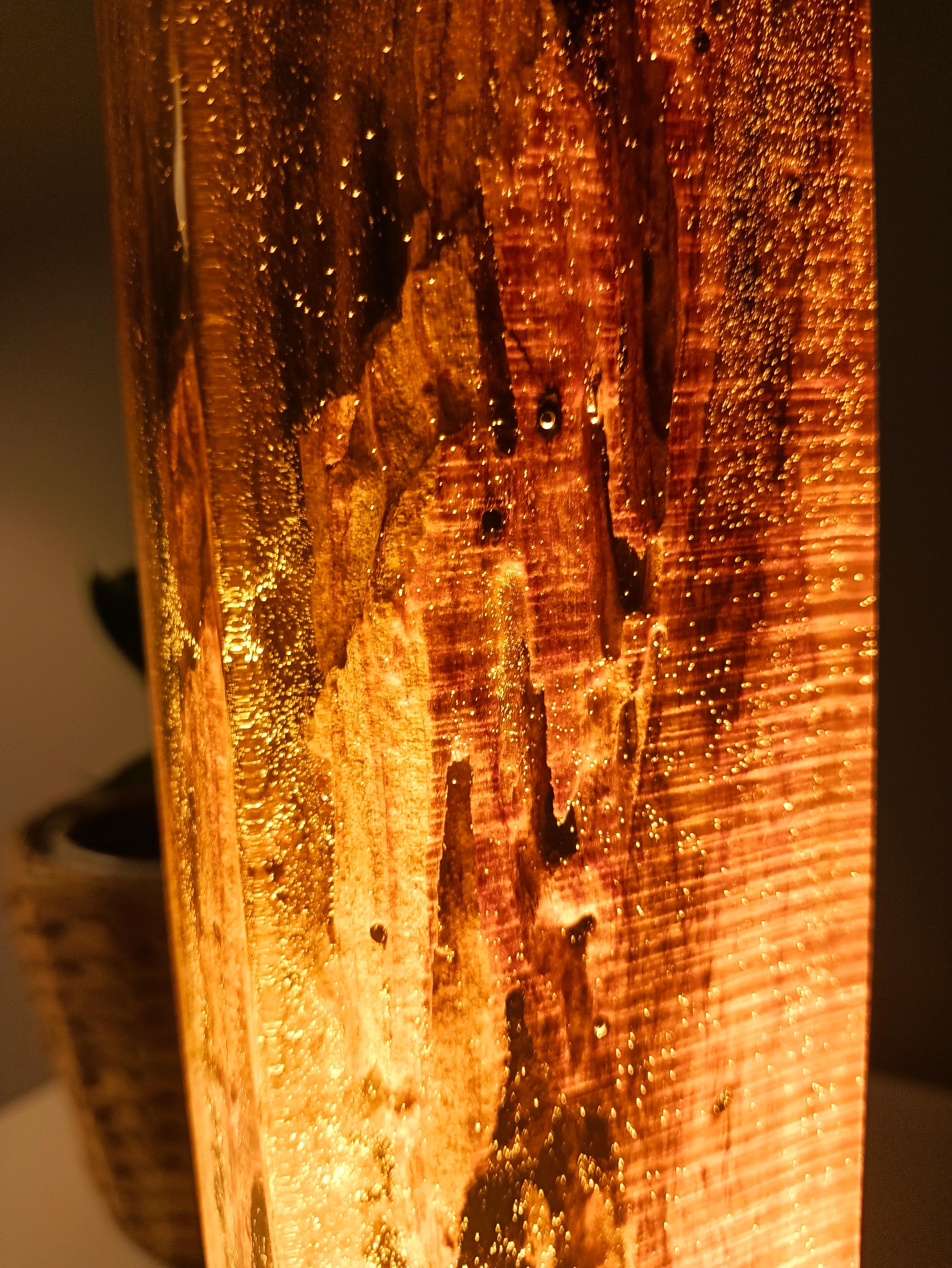 Lava Epoxy Resin Night Lamp