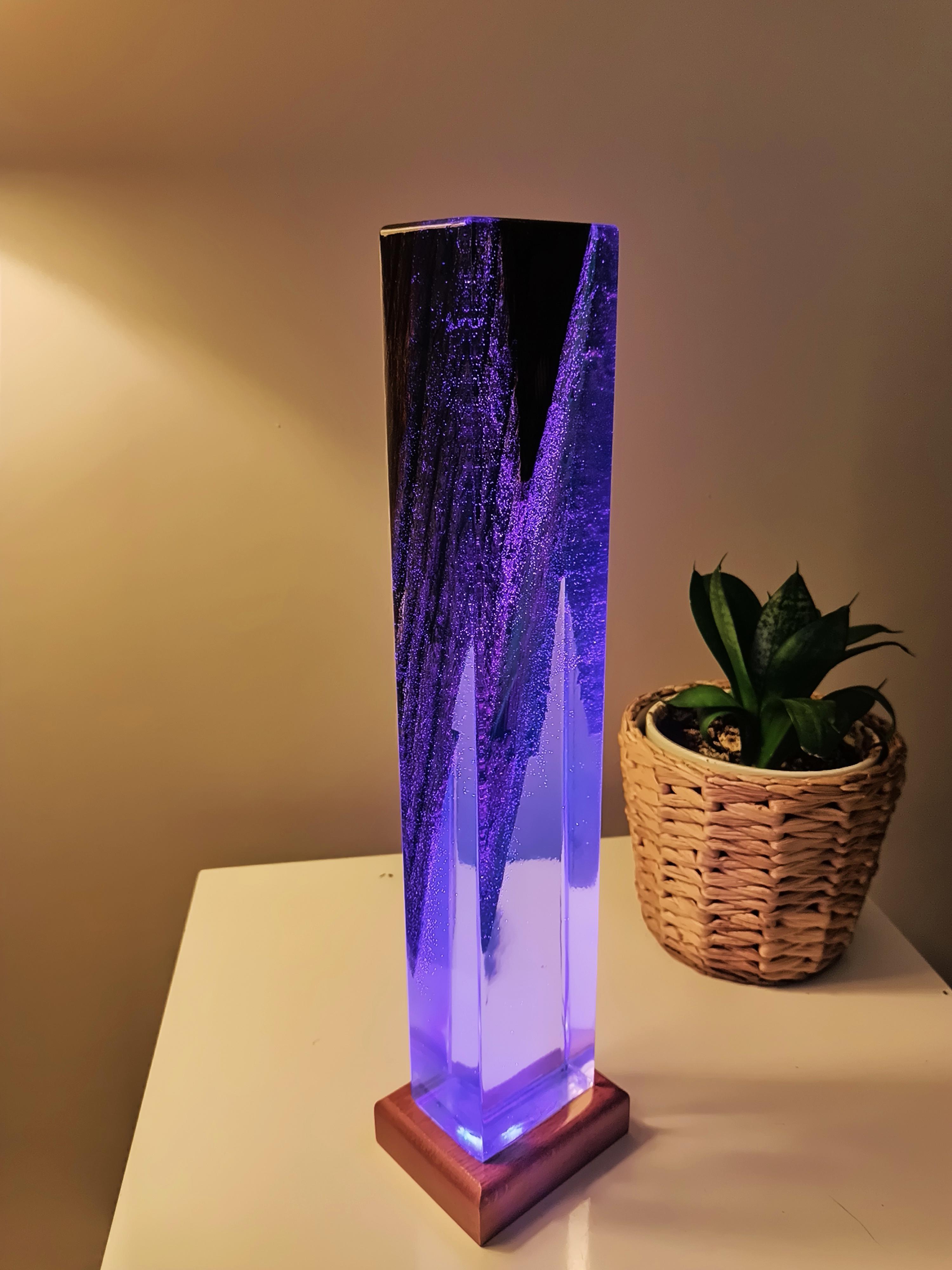 Transparent Resin Lamp