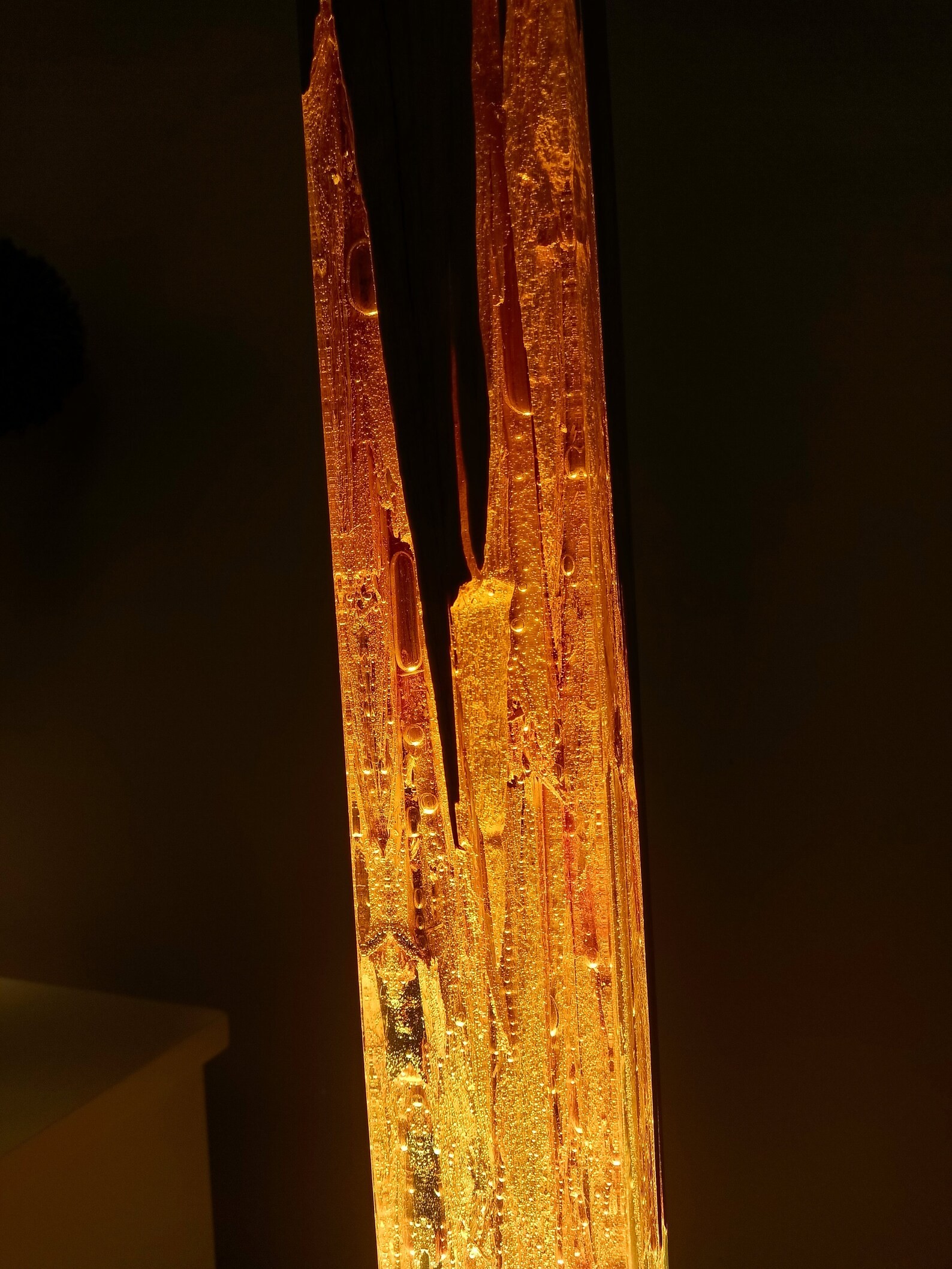 Oak Monolith Epoxy Resin Floor Lamp