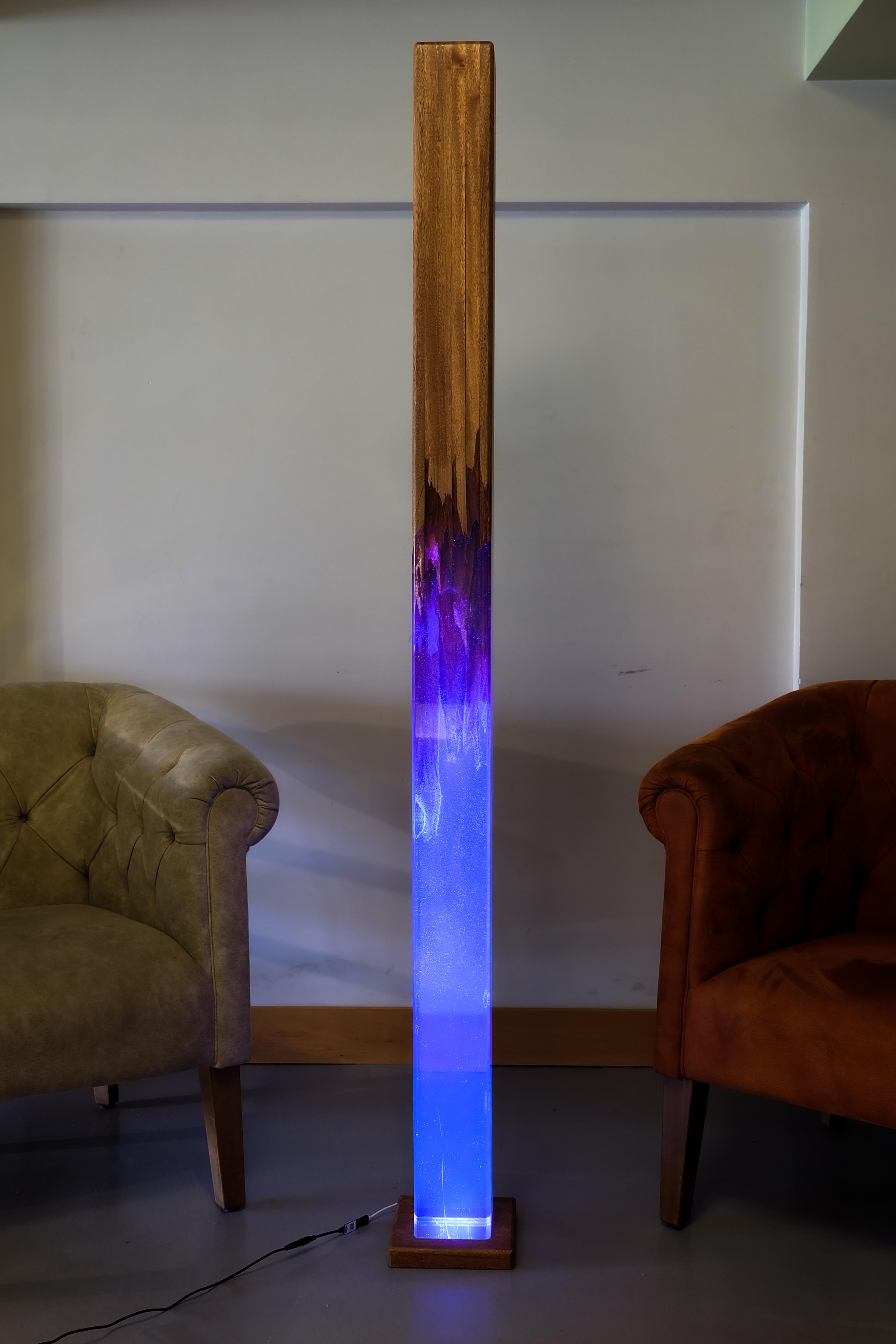 Monolith Resin Floor Lamp 