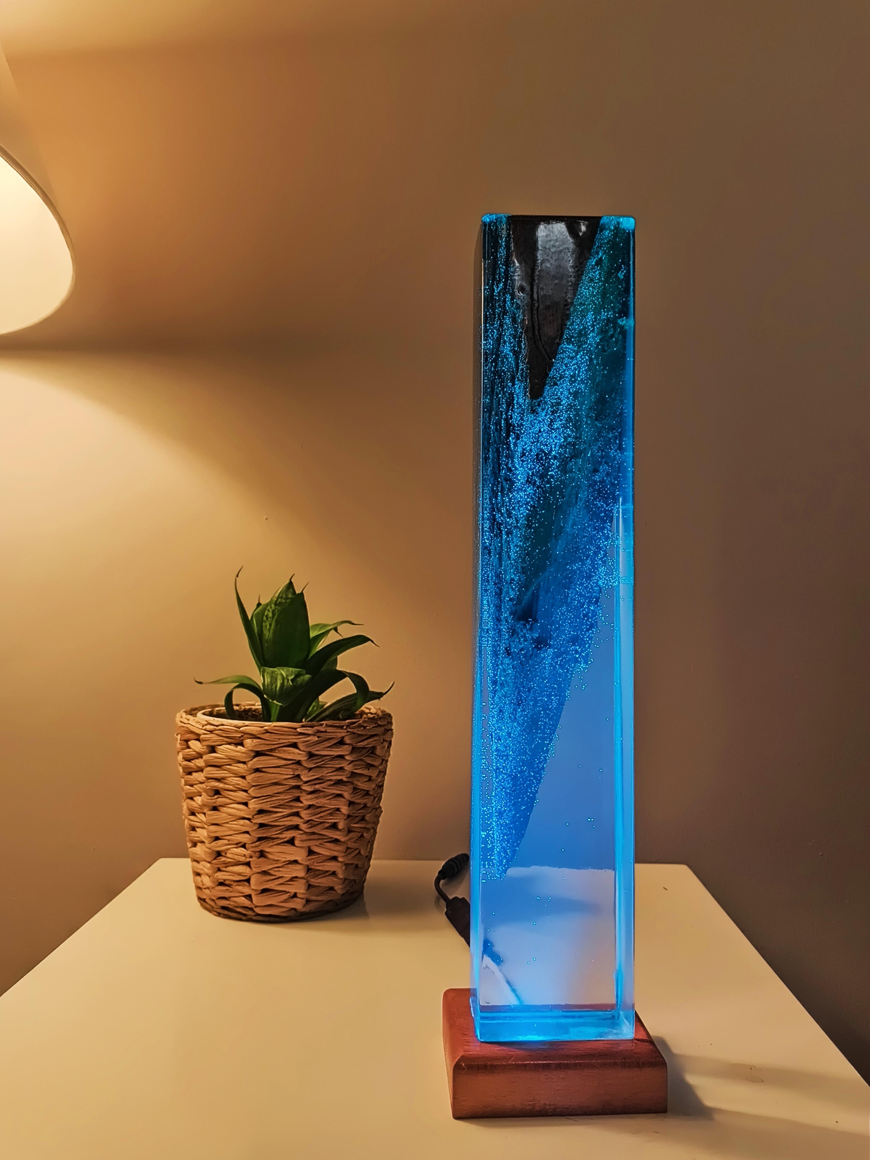 Transparent Resin Lamp