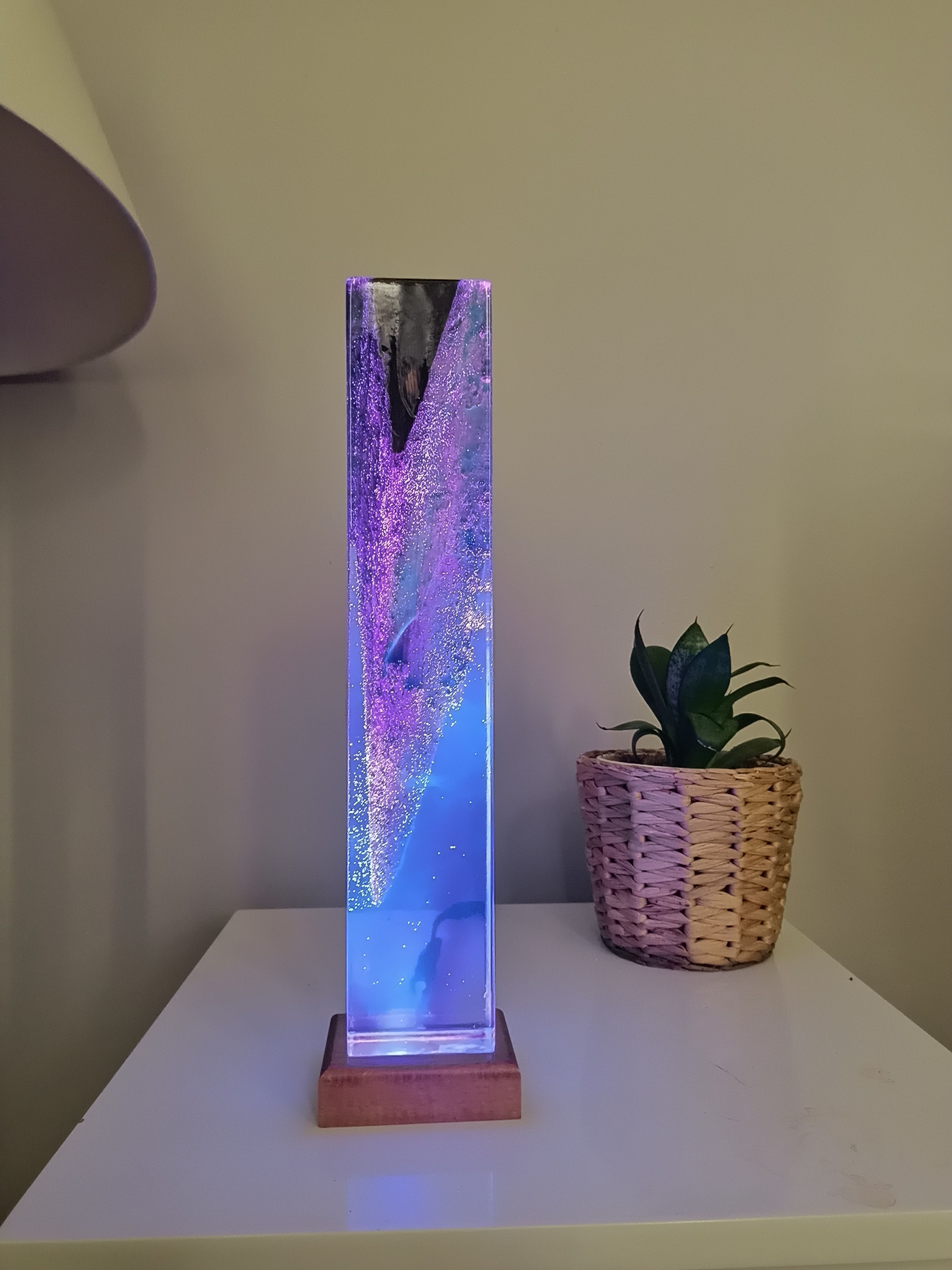 Transparent Resin Lamp