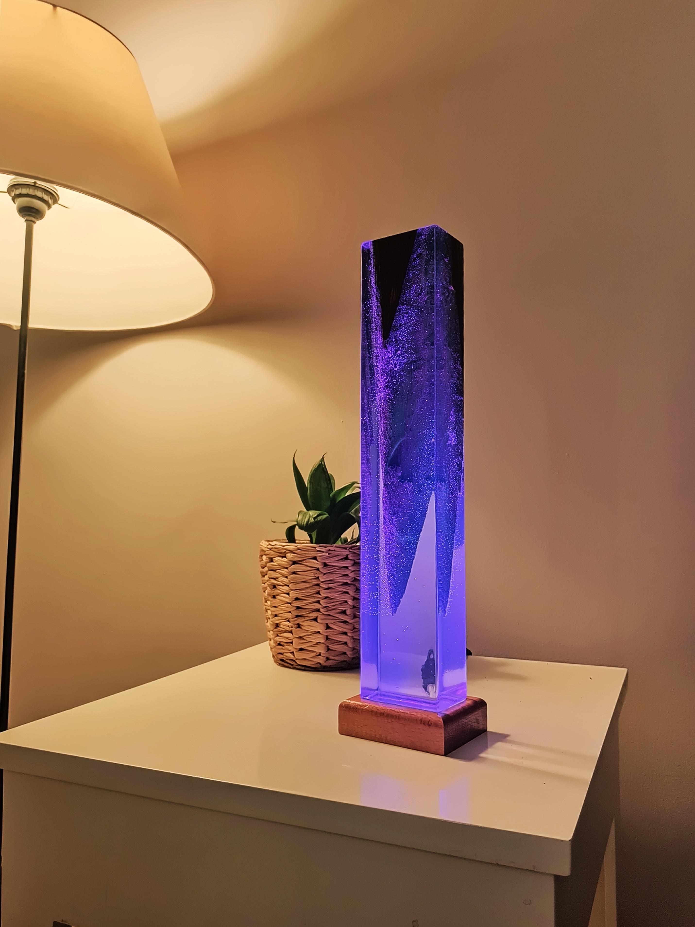 Transparent Resin Lamp