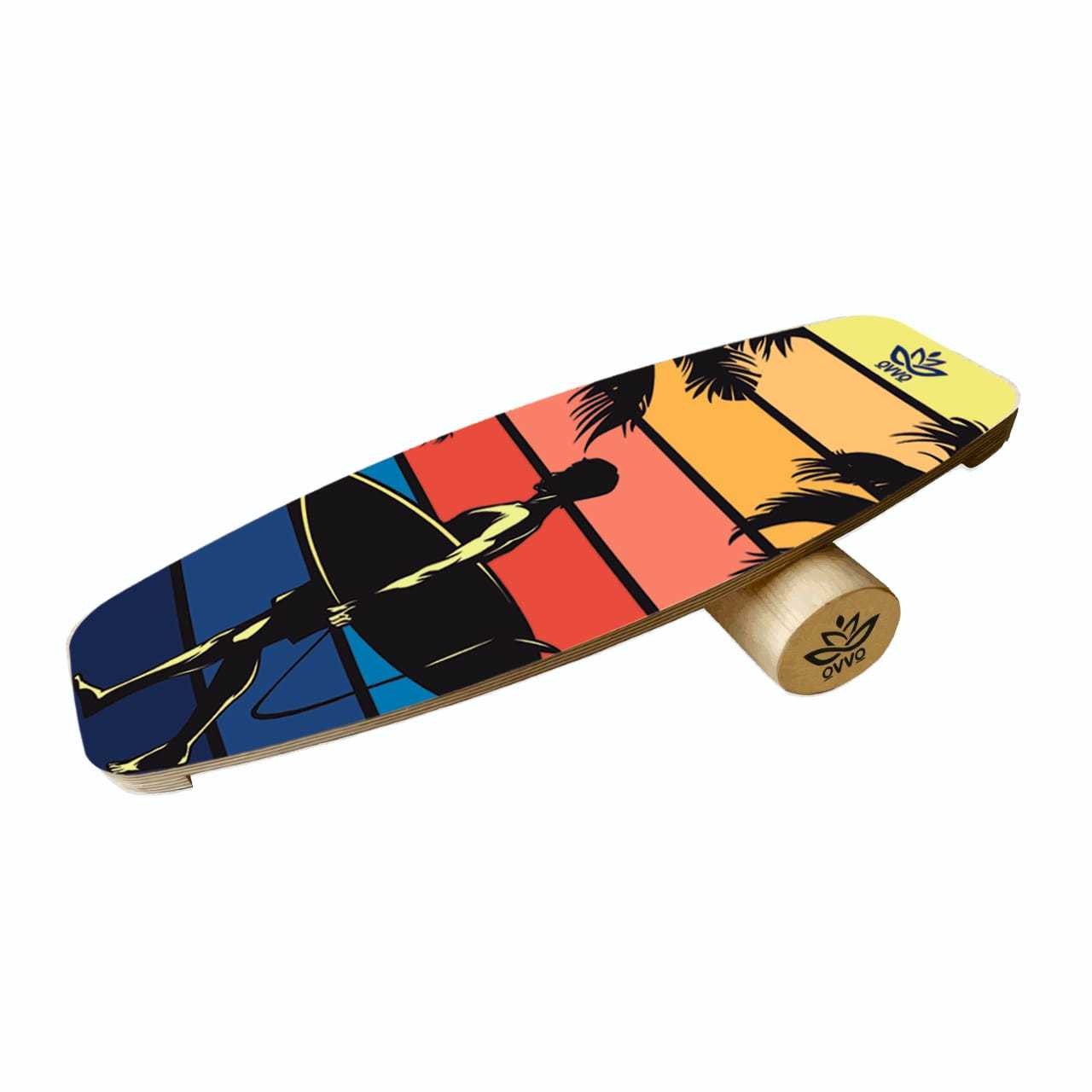 Surf Balance Board | Surf style balance board | Wooden Wobble Balance Board | WoodNotion OVVO