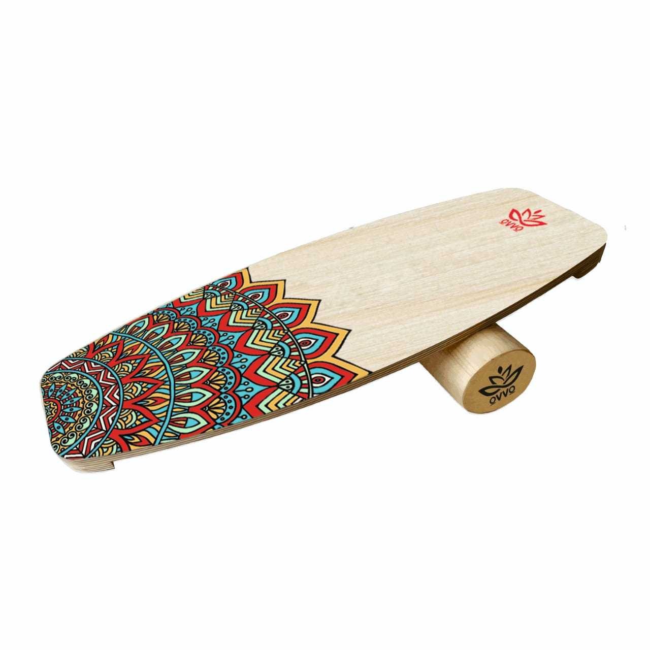 Spirit Plus Balance Board | Wobble Balance Board with Roller | WoodNotion OVVO
