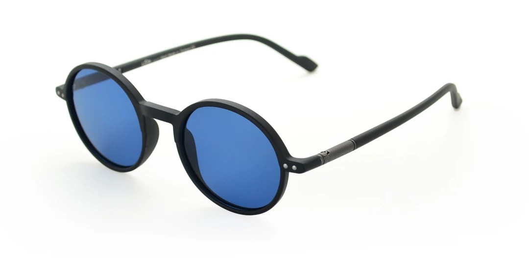 Matte Black / Blue