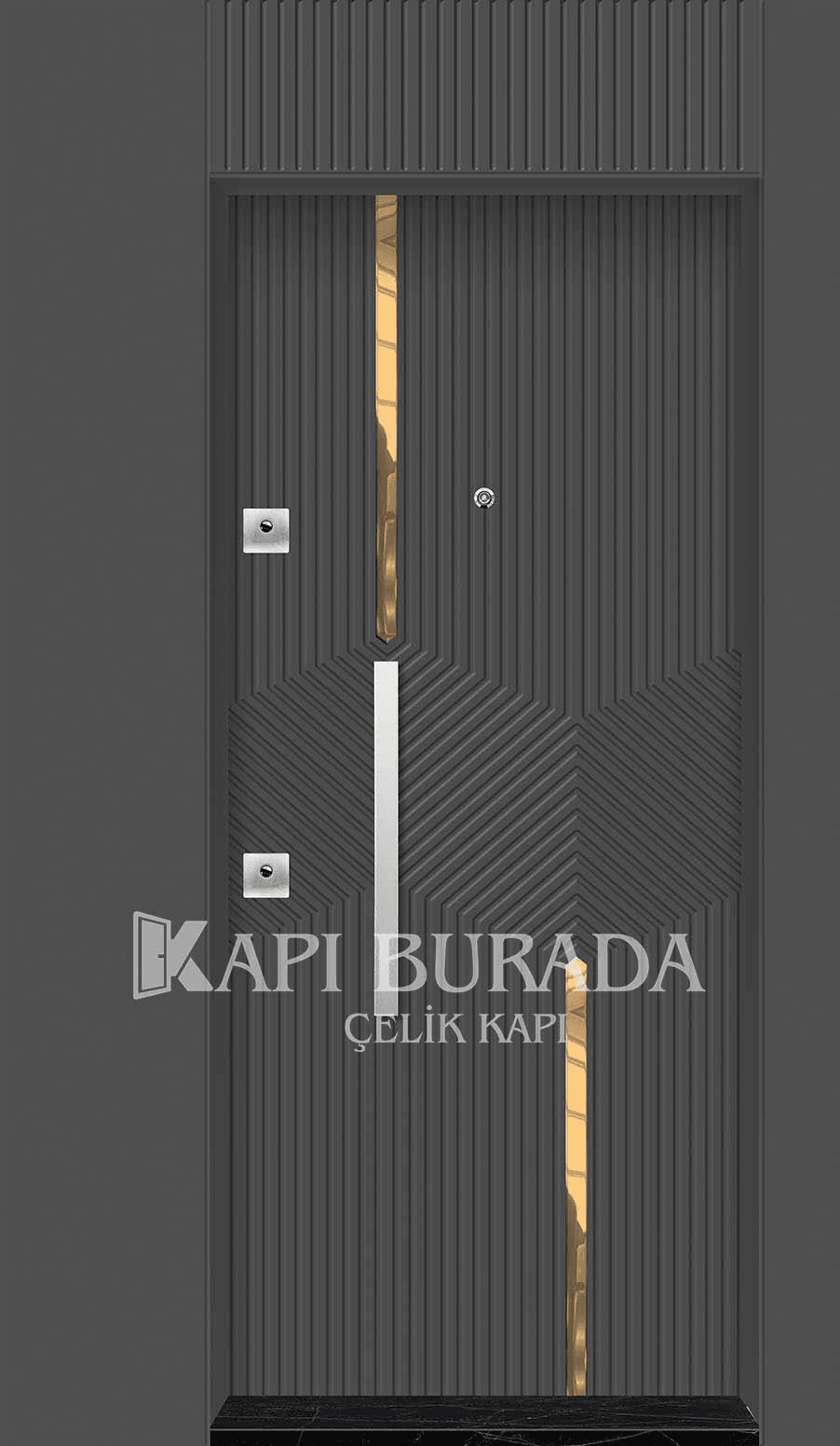 PVC Kaplama Çelik Kapı 105