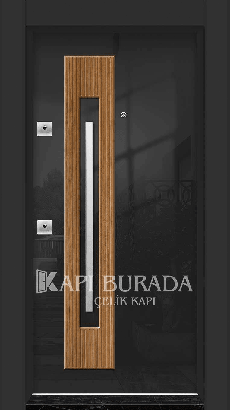 PVC Kaplama Çelik Kapı 120
