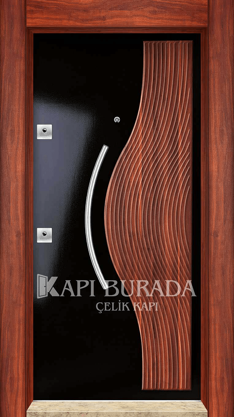 Pvc Kaplama Çelik Kapı 125