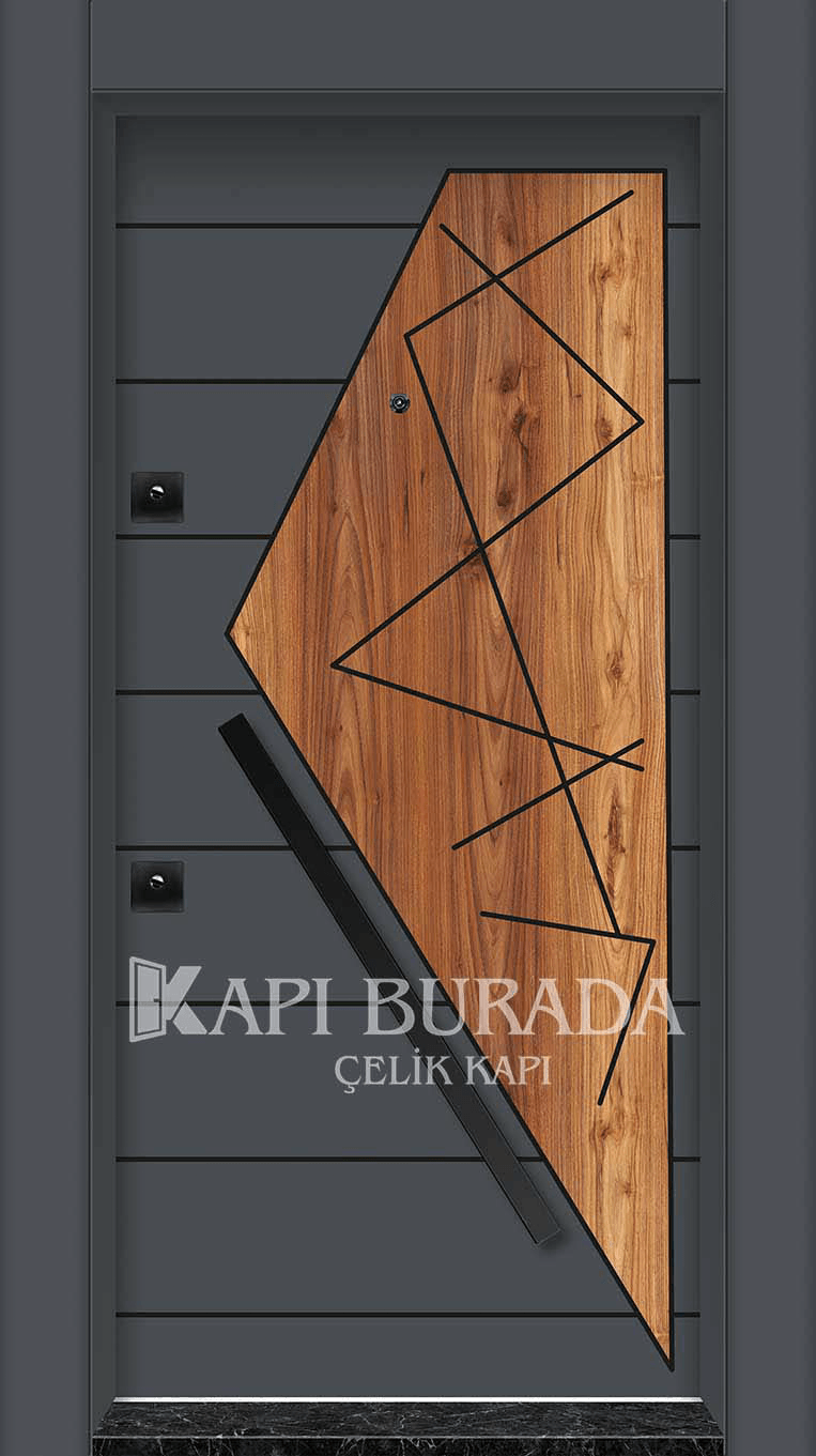 Laminoks Panel Çelik Kapı 418