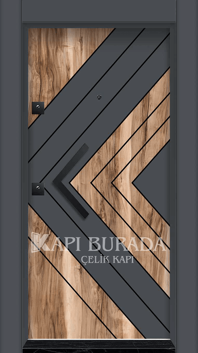Laminoks Panel Çelik Kapı 416