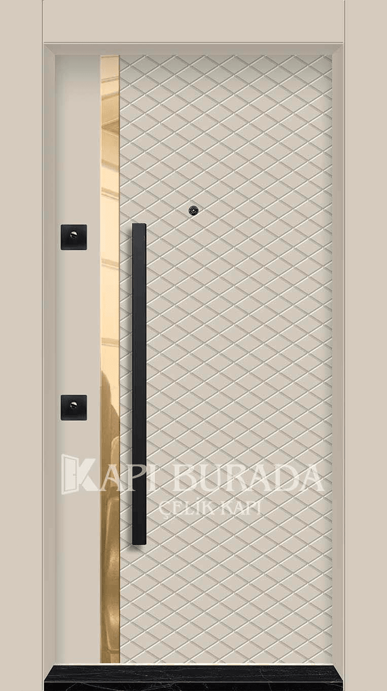 Pvc Kaplama Çelik Kapı 114