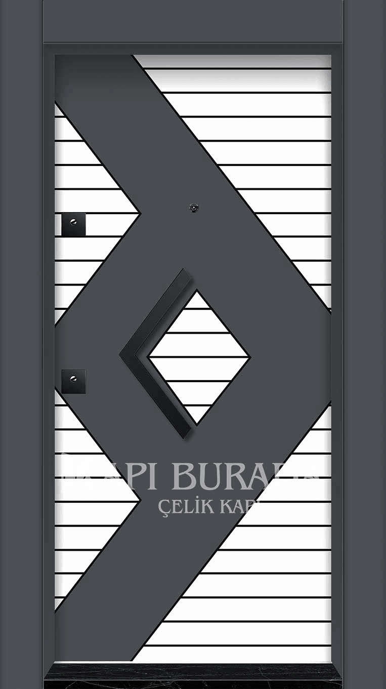 Laminoks Panel Çelik Kapı 406