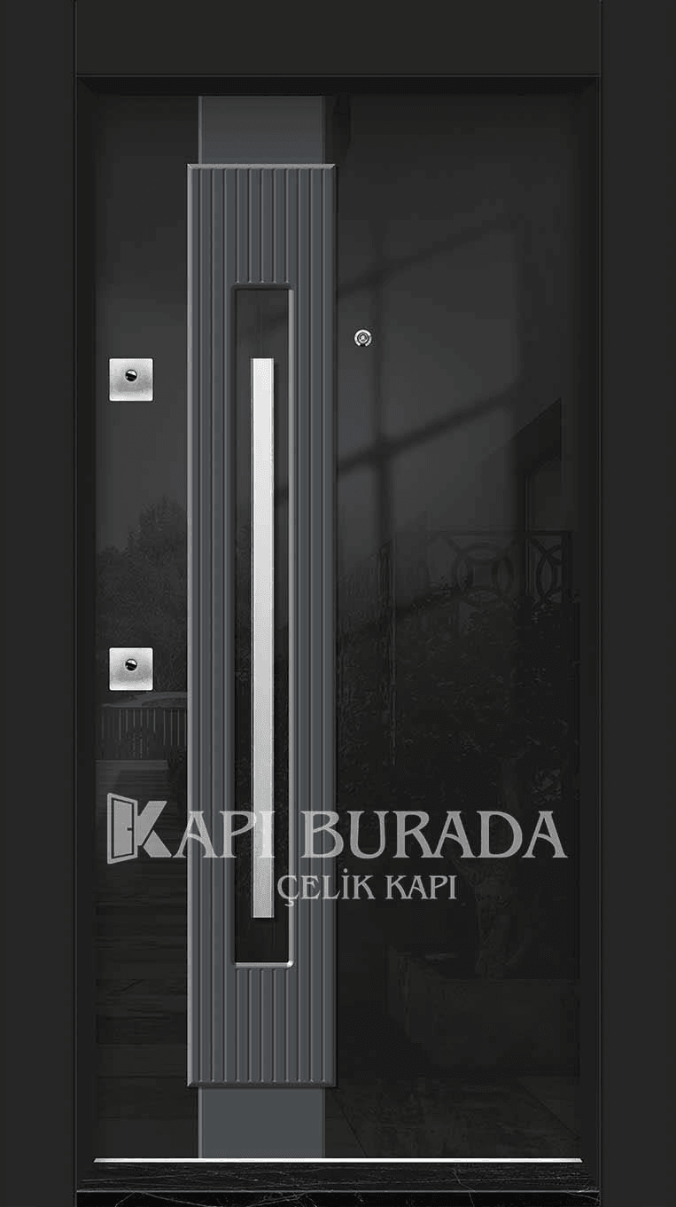 PVC Kaplama Çelik Kapı 122