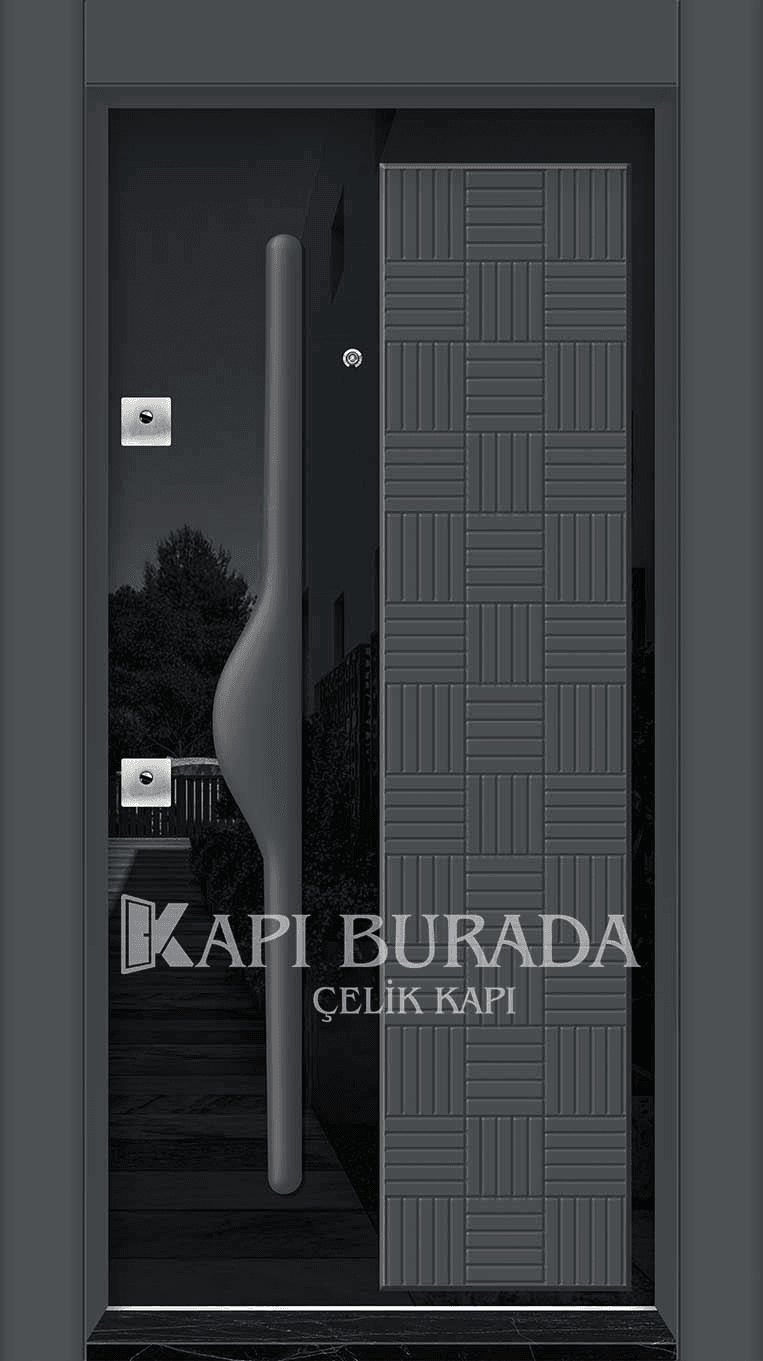 PVC Kaplama Çelik Kapı 101