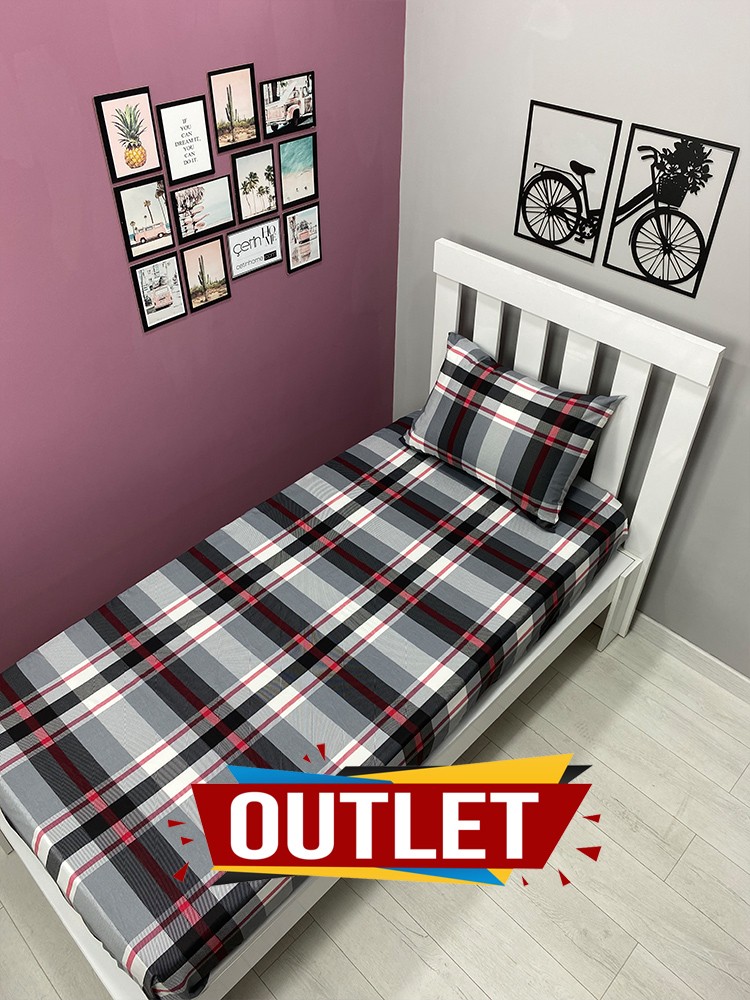 Outlet Kumaş Lastikli Çarşaf Seti Tek Kişilik Royal