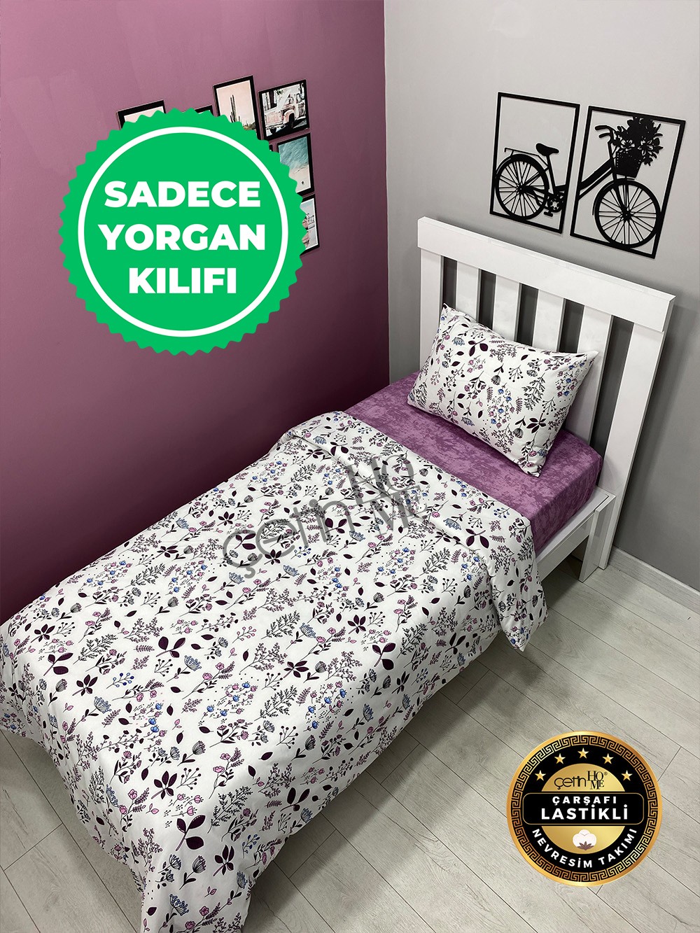 Tek Kişilik Yorgan Kılıfı Larin