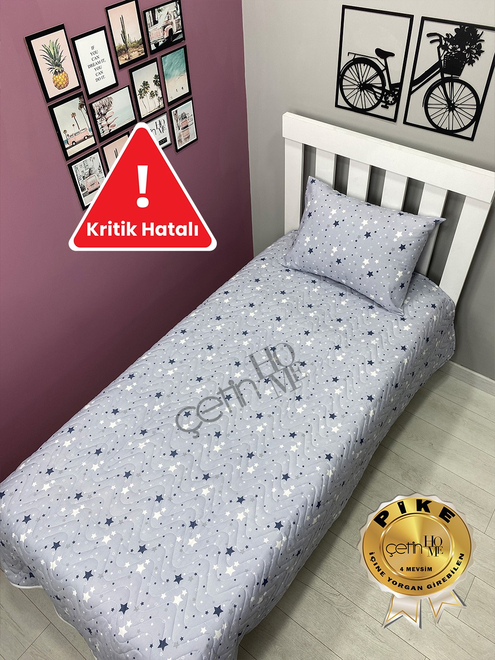 Kritik Hatalı Tek Kişilik Kapitone Pike Seti 4 Mevsim Galaksi