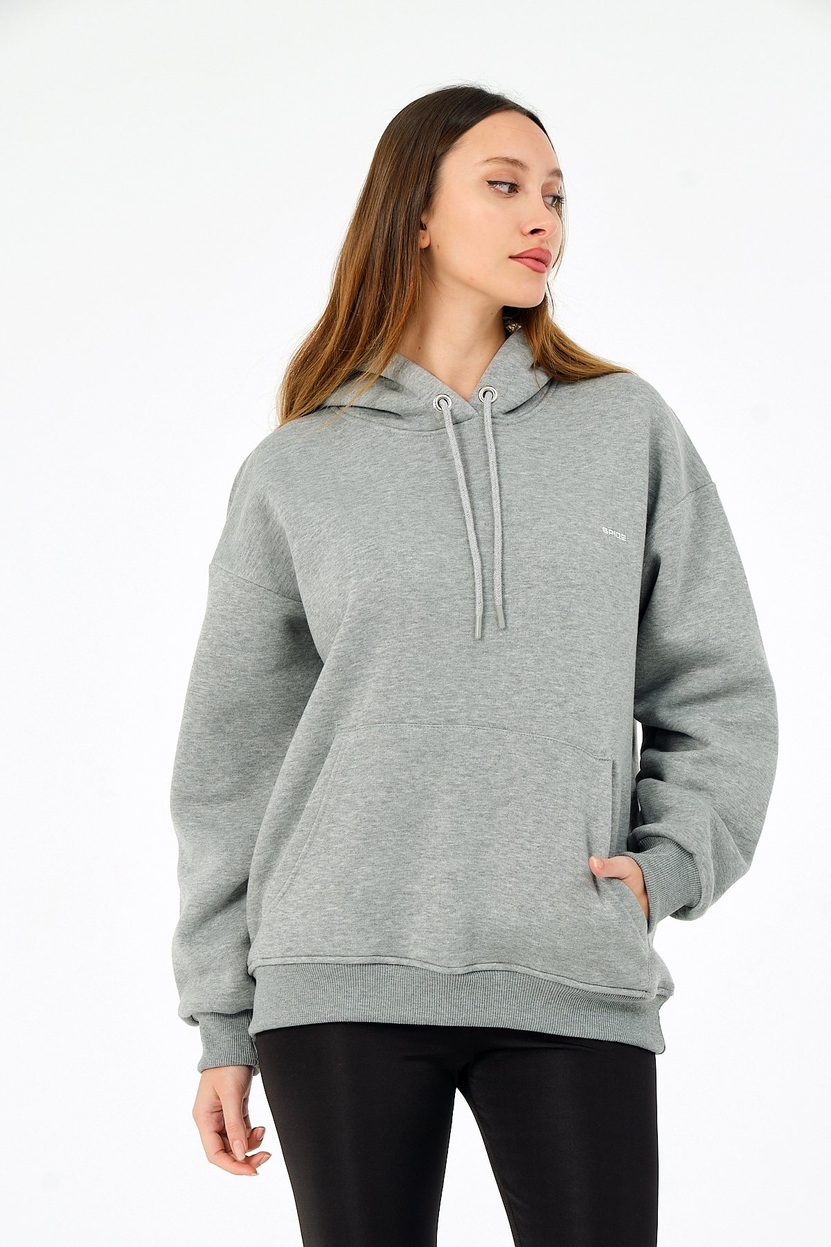 NOVA Oversized Şardonlu Unisex Hoodie