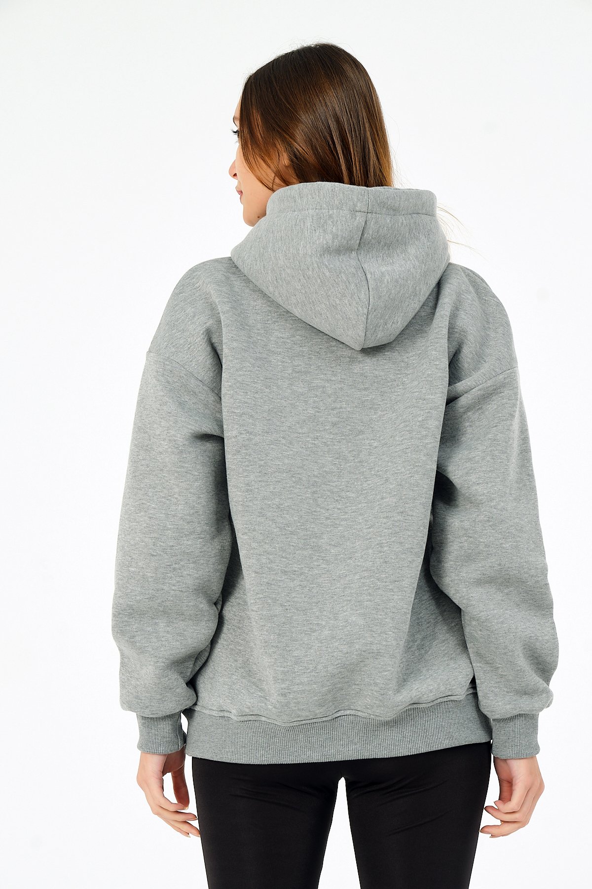 NOVA Oversized Şardonlu Unisex Hoodie