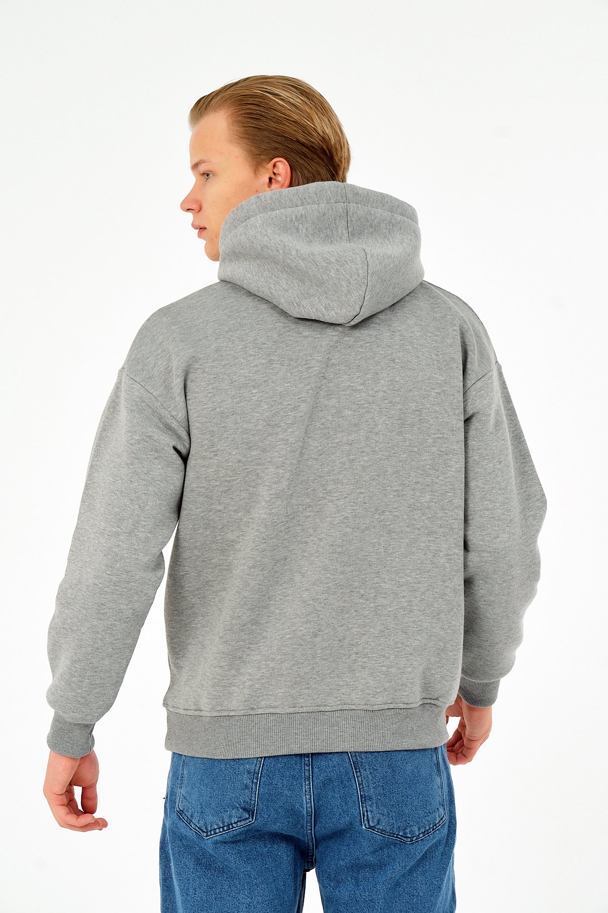 NOVA Oversized Şardonlu Unisex Hoodie