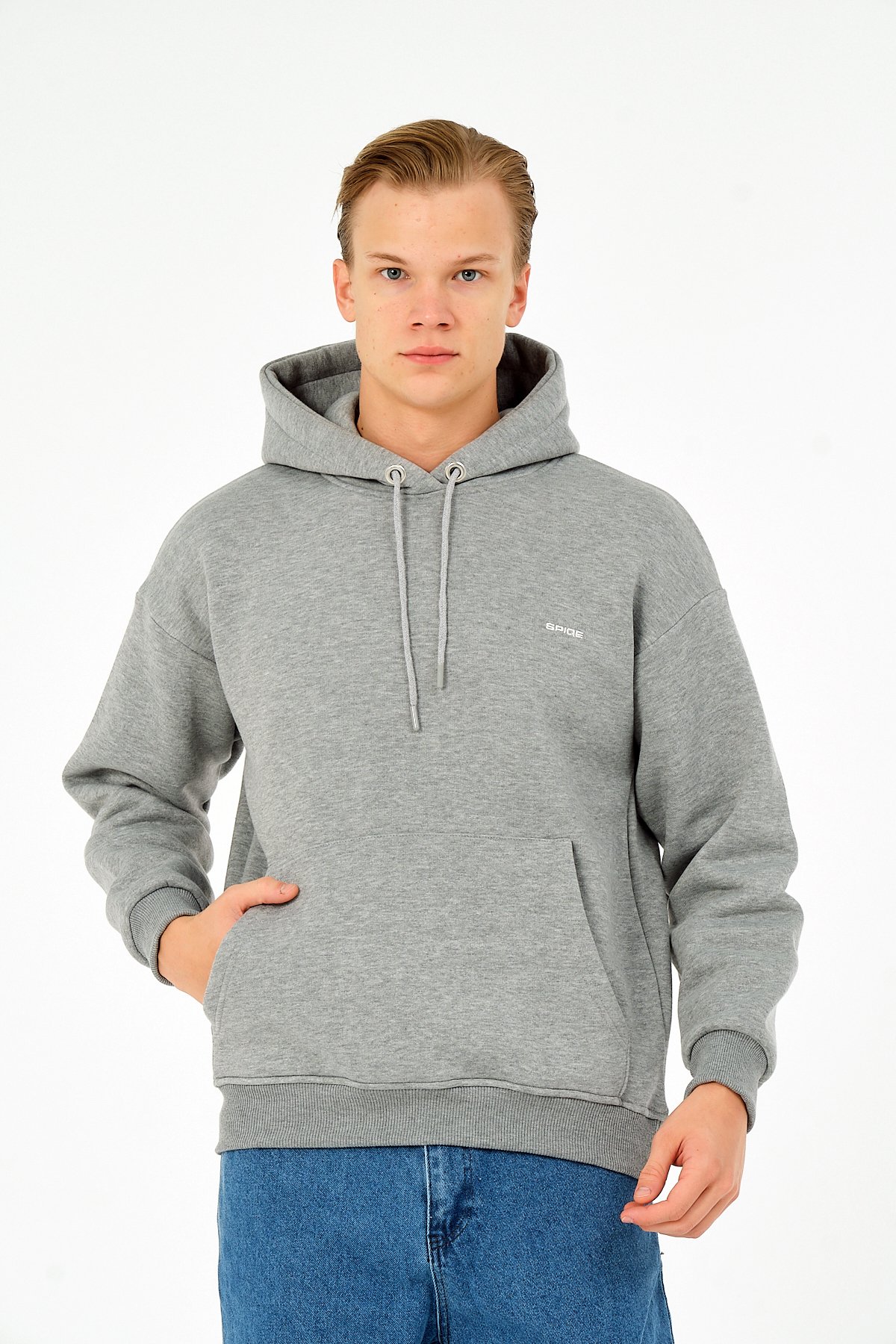 NOVA Oversized Şardonlu Unisex Hoodie