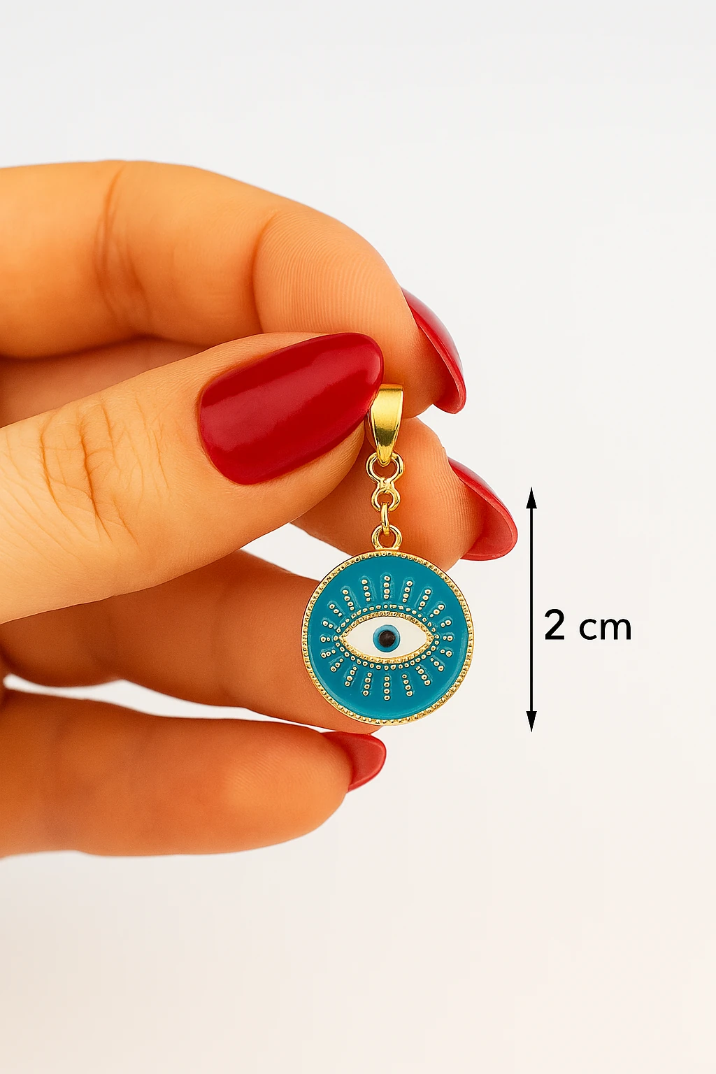 Rose Renk Nazar Gözü Charm Kolye Ucu – Xuping