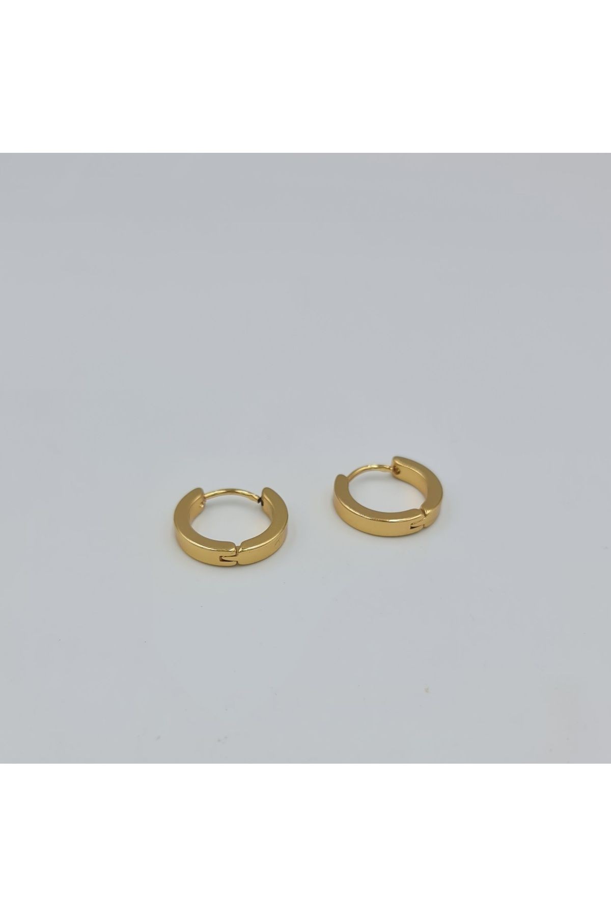 Gold 1,2 CM Klasik Halka Küpe