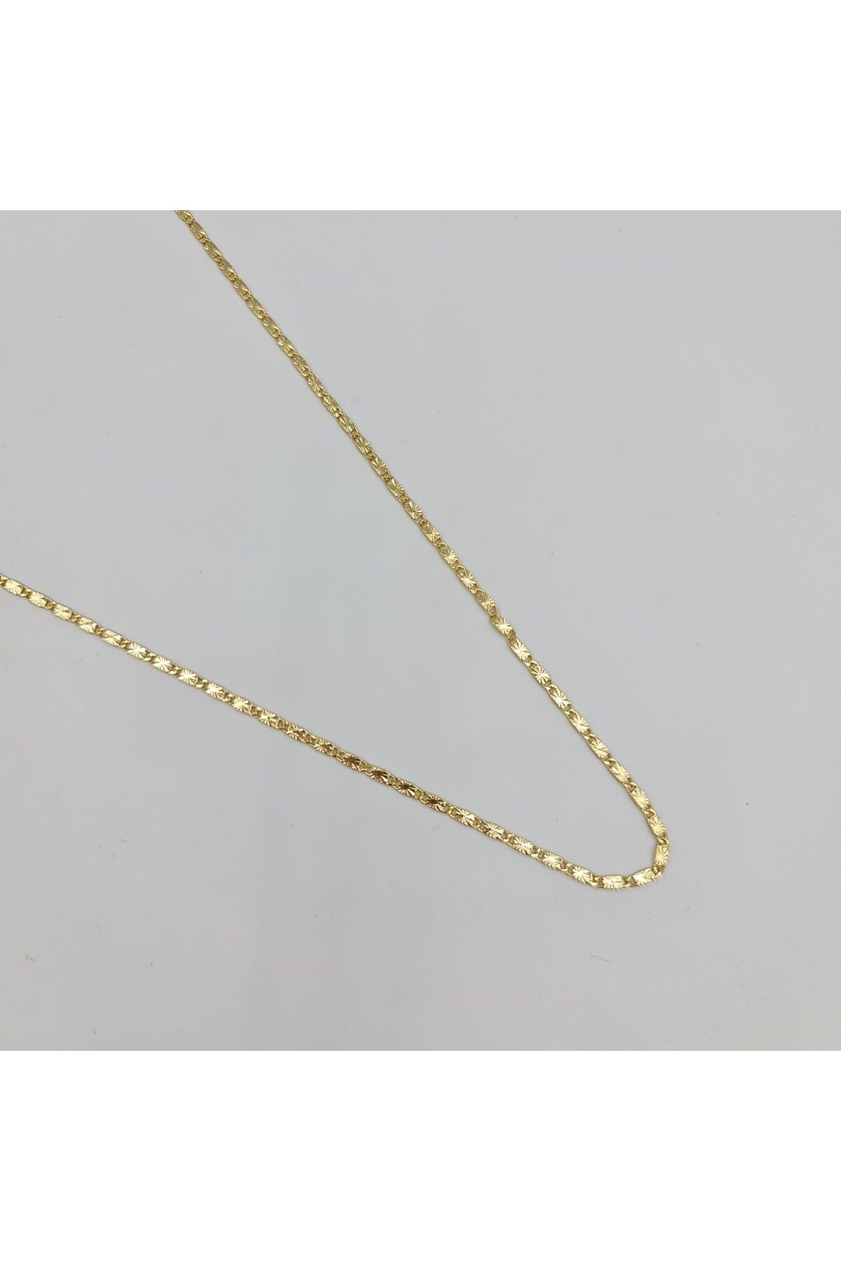 Altın Rengi Xupıng 50 cm Zincir Kolye