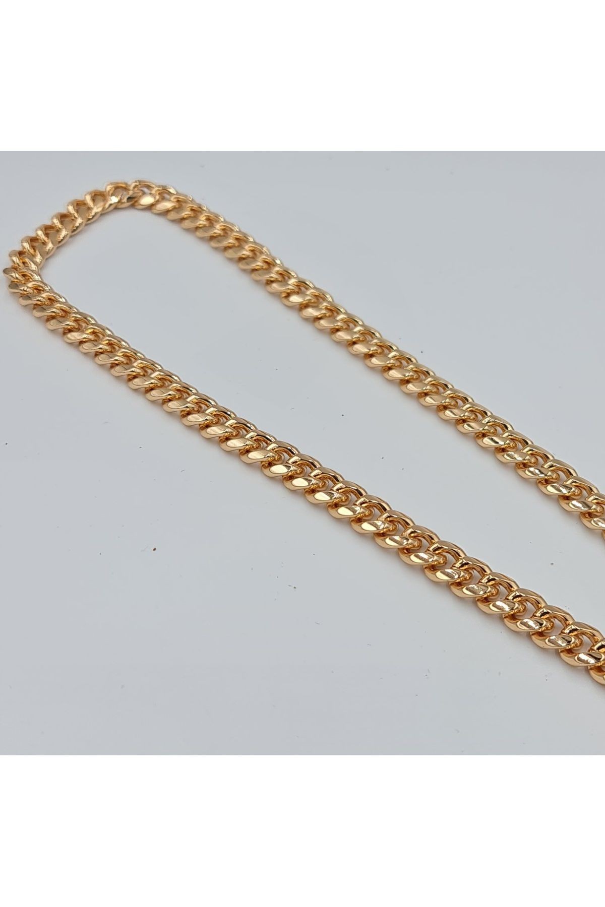 İtalyan Model Kalın Zincir Kolye VIP Xuping, Rose Gold, Kararmaz 45 cm (8 mm)