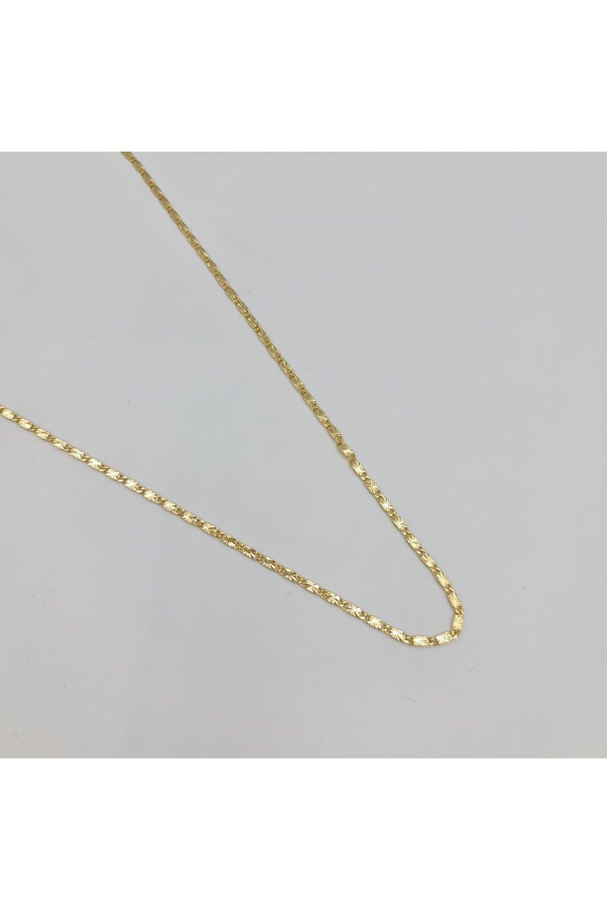 Altın Rengi Xupıng 50 cm Zincir Kolye