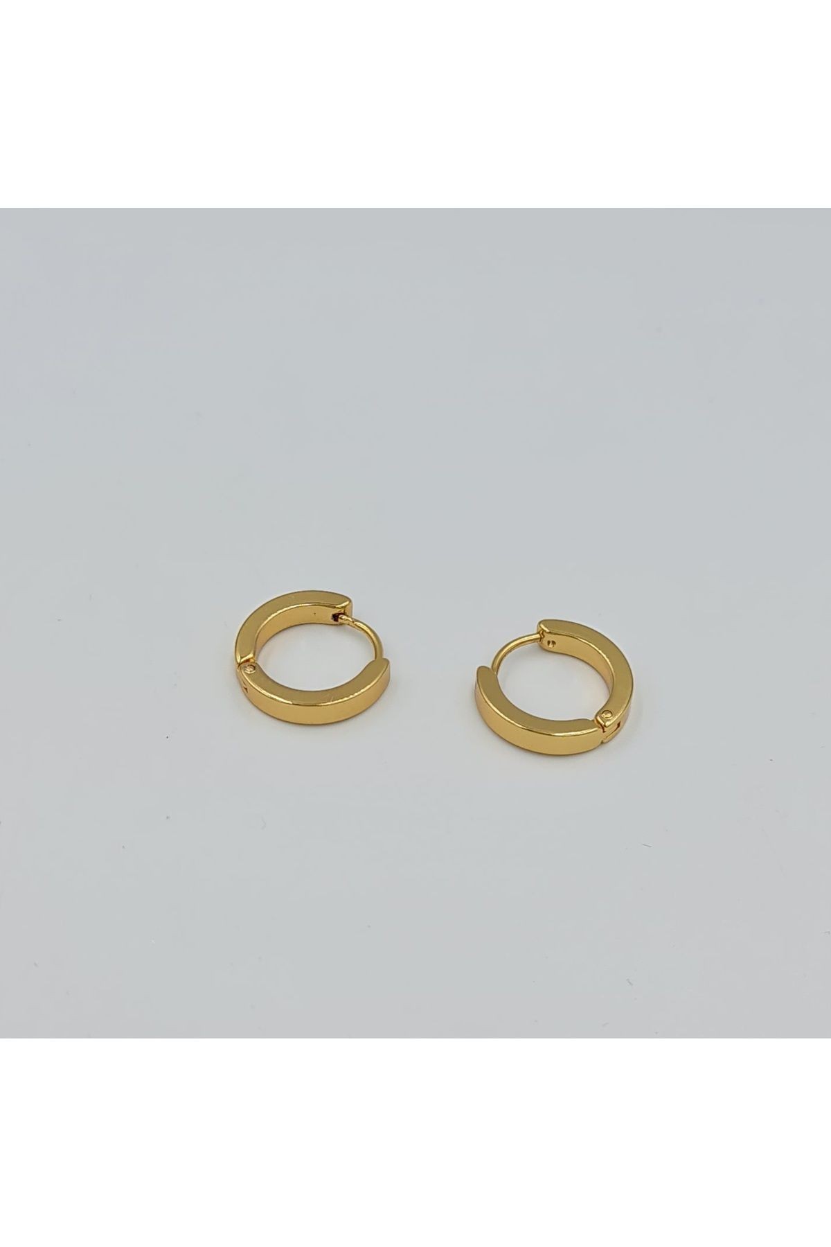 Gold 1,5 CM Klasik Halka Küpe