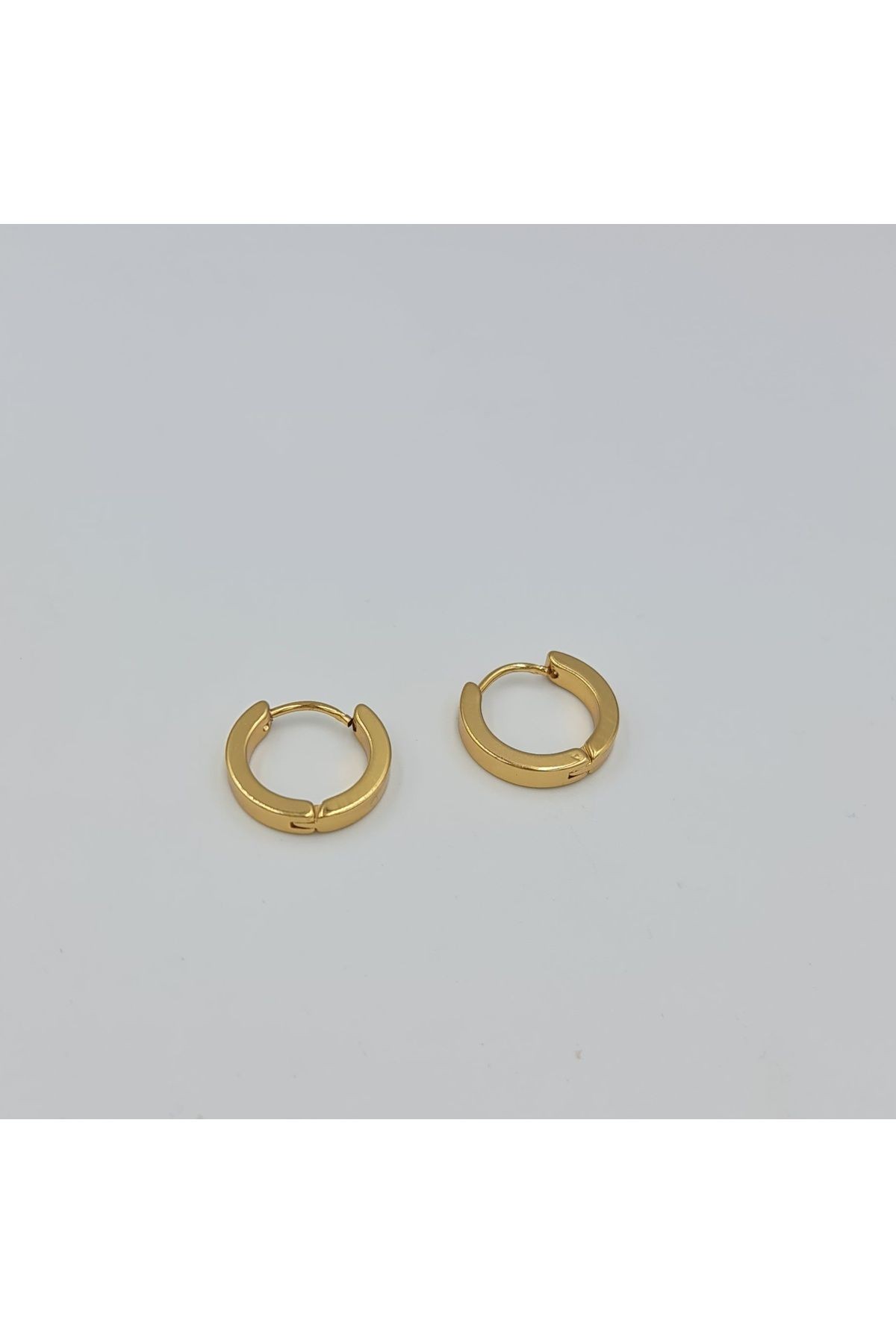 Gold 1,2 CM Klasik Halka Küpe