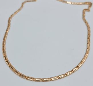 Rose Gold Yassı Zincir Kolye