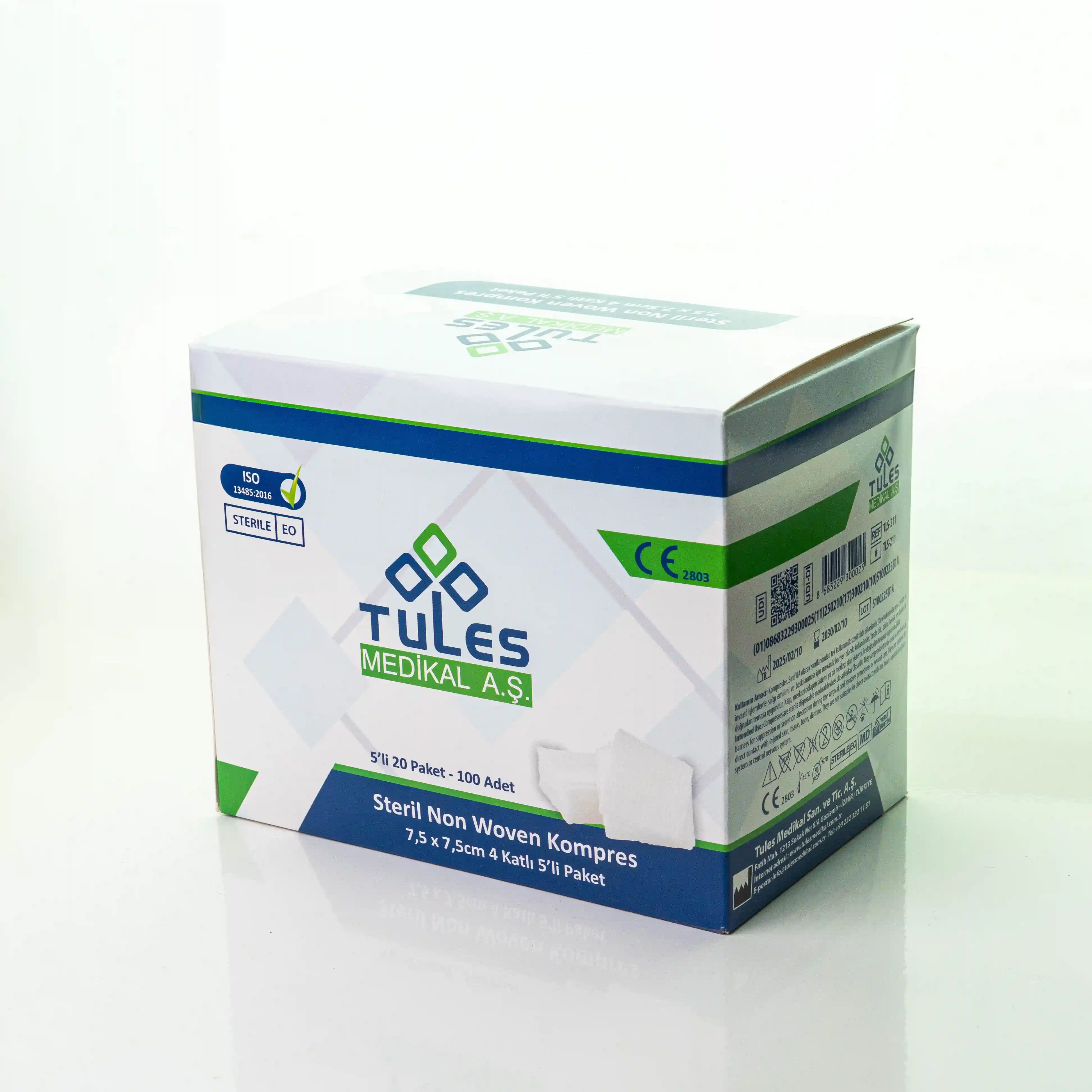 Tules Steril Nonwoven Gaz Kompres Spanç