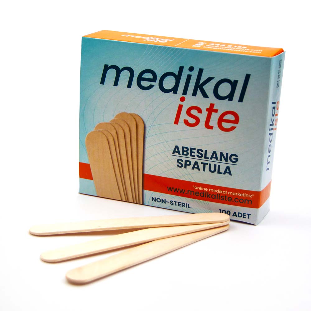 Medikaliste Non-Steril Abeslang Dil Çubuğu 100'lük