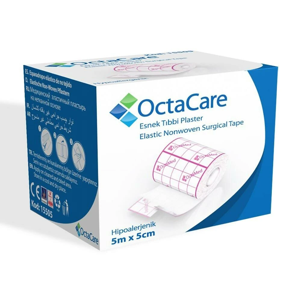 Octacare Esnek Tıbbi Flaster 5cm x 5m